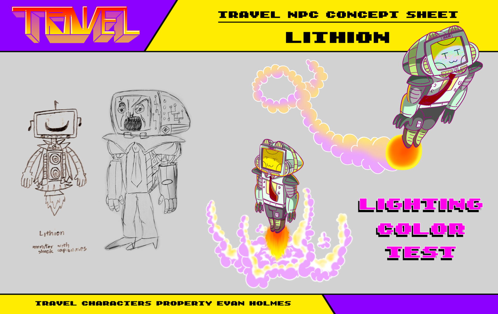 ArtStation TRAVEL GAME CONCEPT LITHION