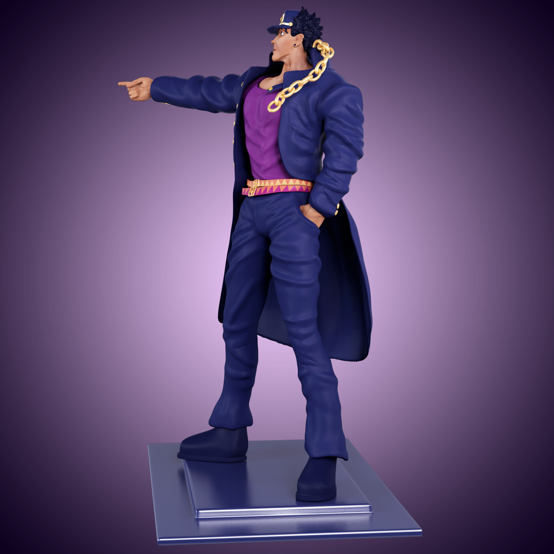 ArtStation - Jotaro Kujo (Part 4), 3D Model