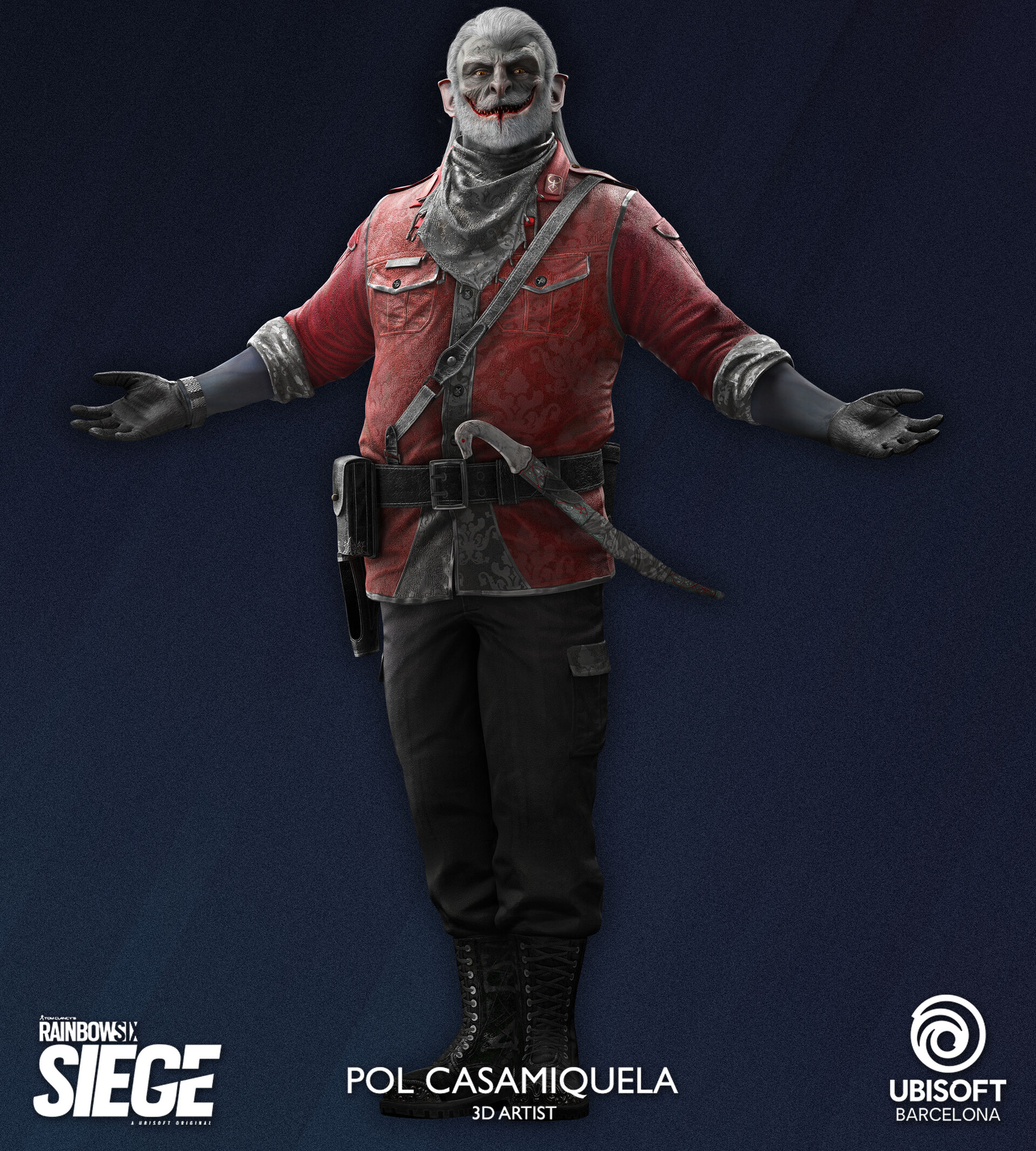 Pol Casamiquela Rainbow Six Siege Kaid Halloween Event
