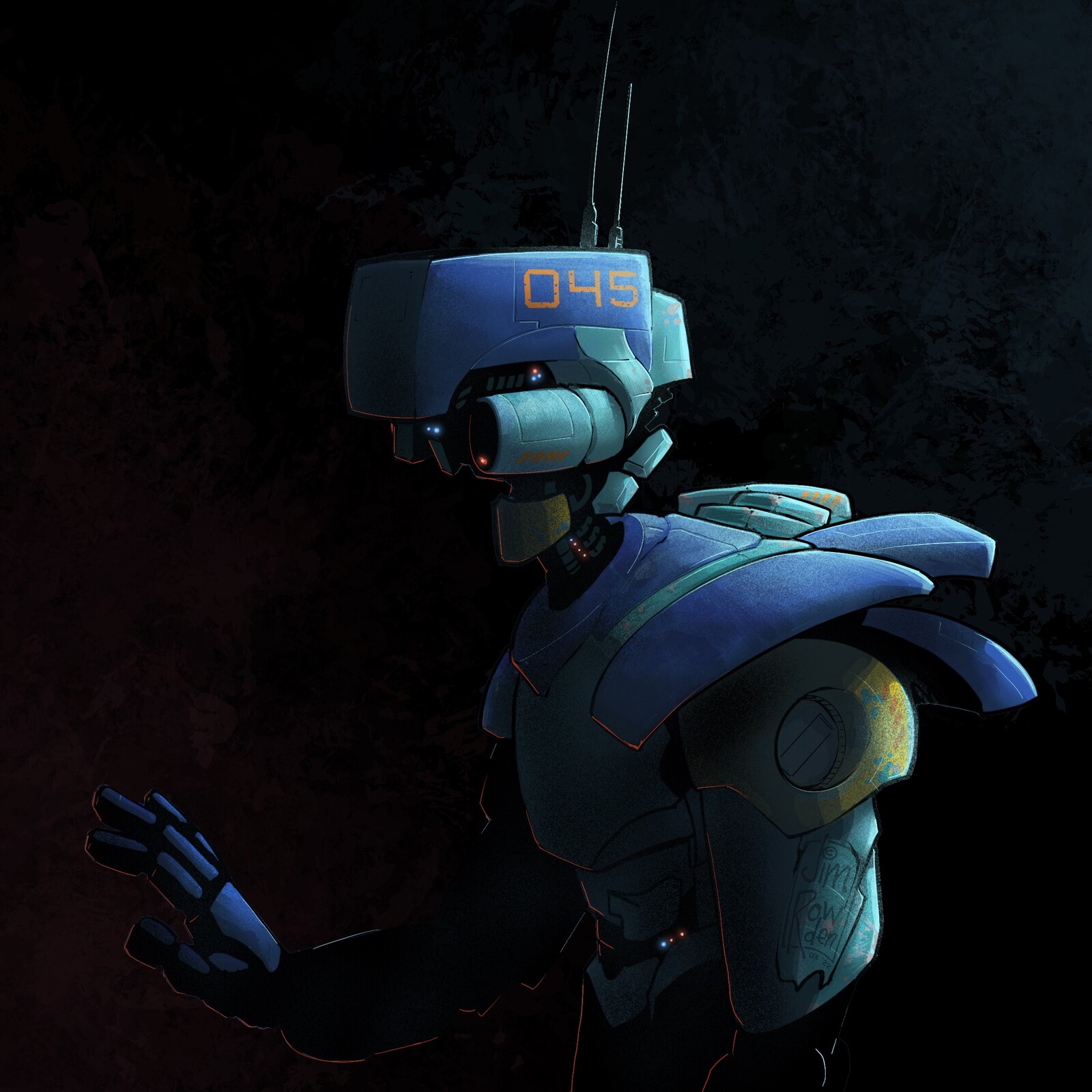 Robot Head 045