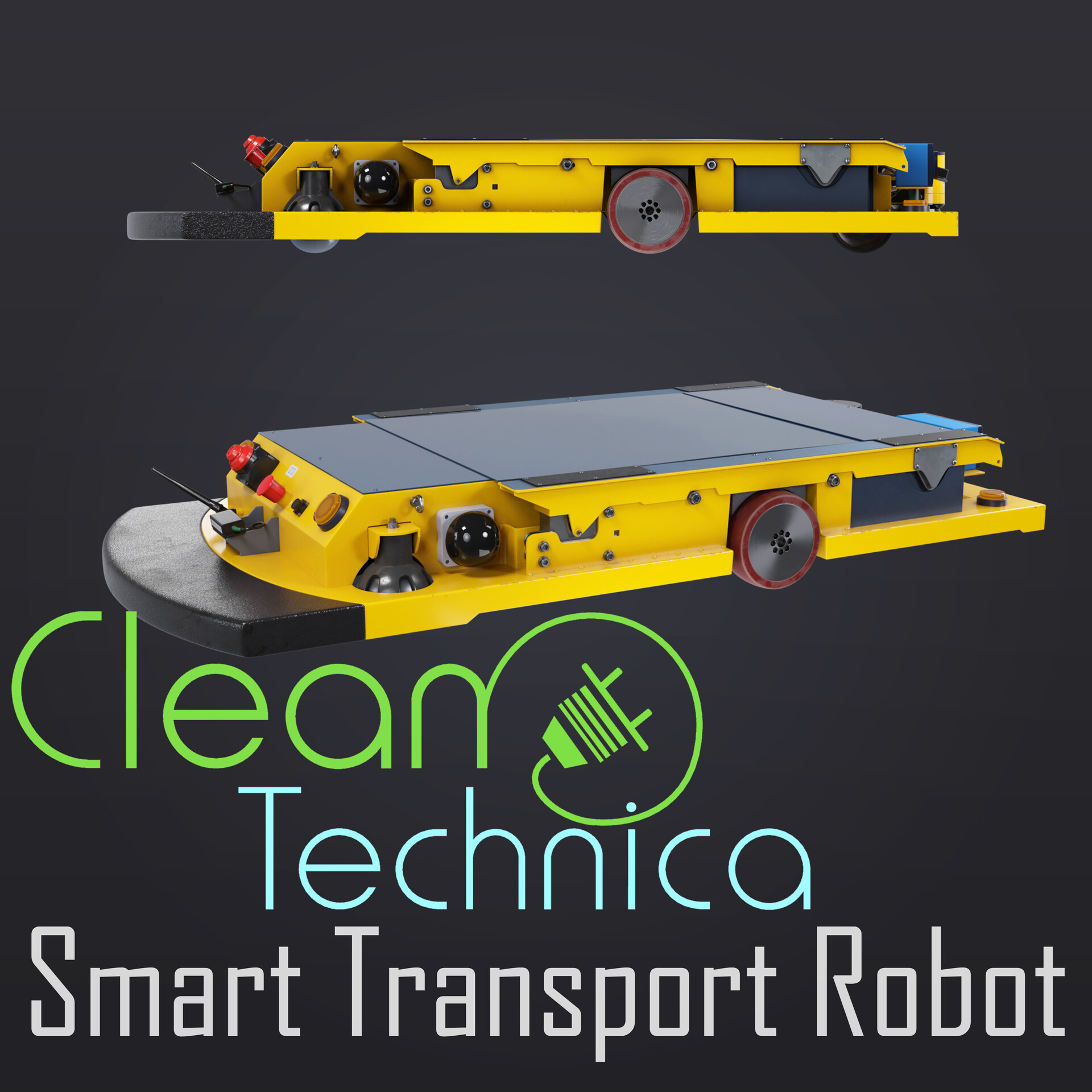 Smart shop transport robot