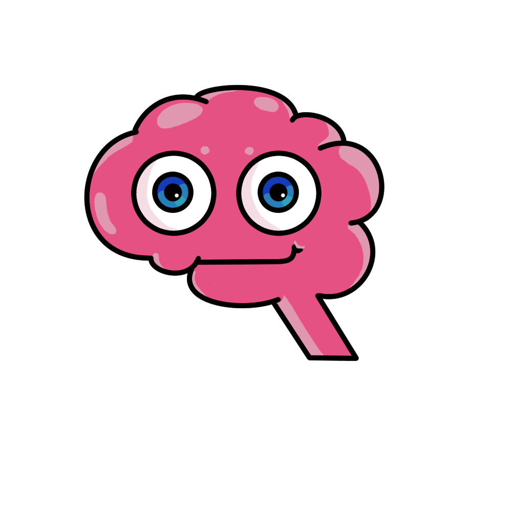 Cartoon Brains With Eyes