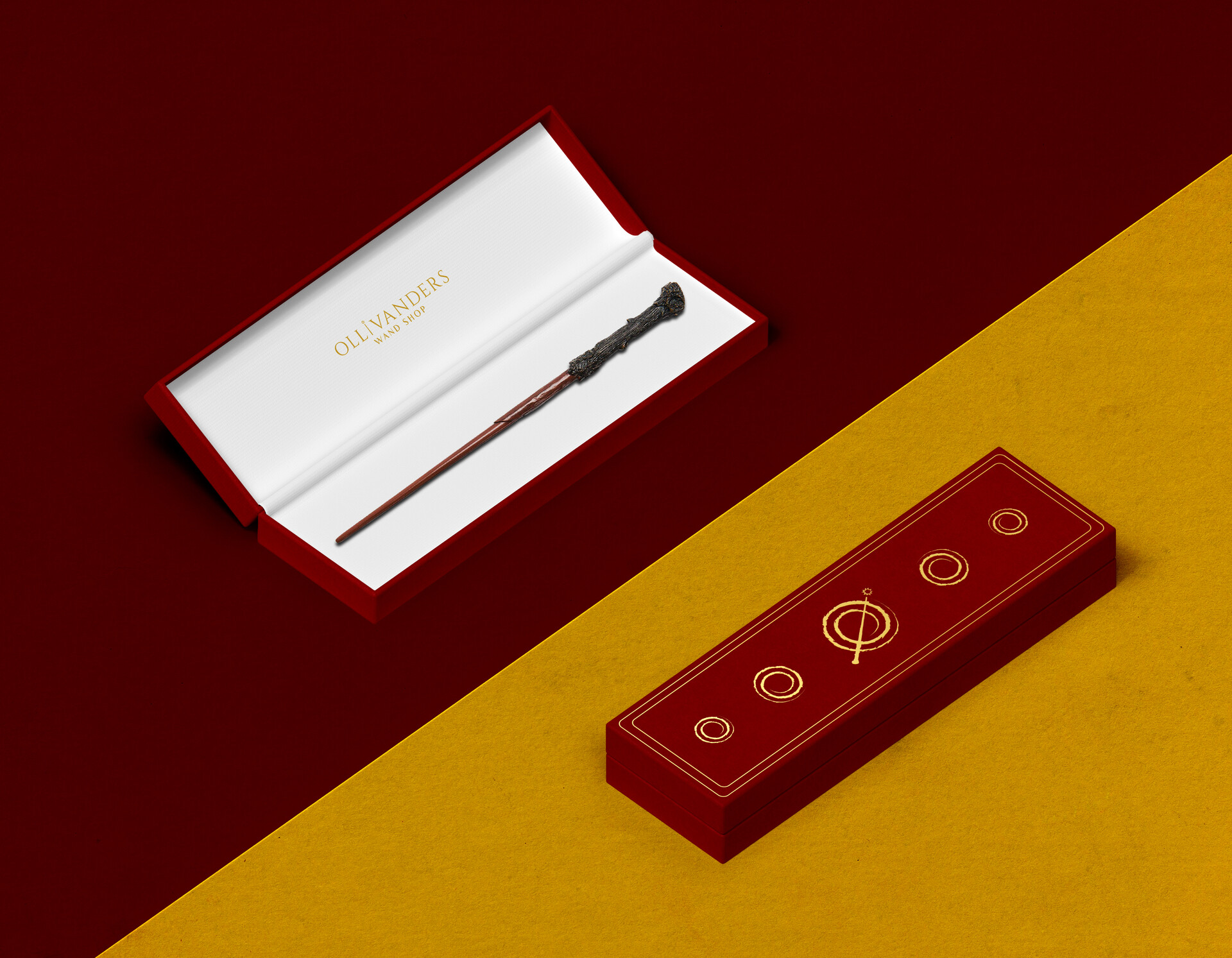 ArtStation - Ollivanders Wand Shop Rebranding