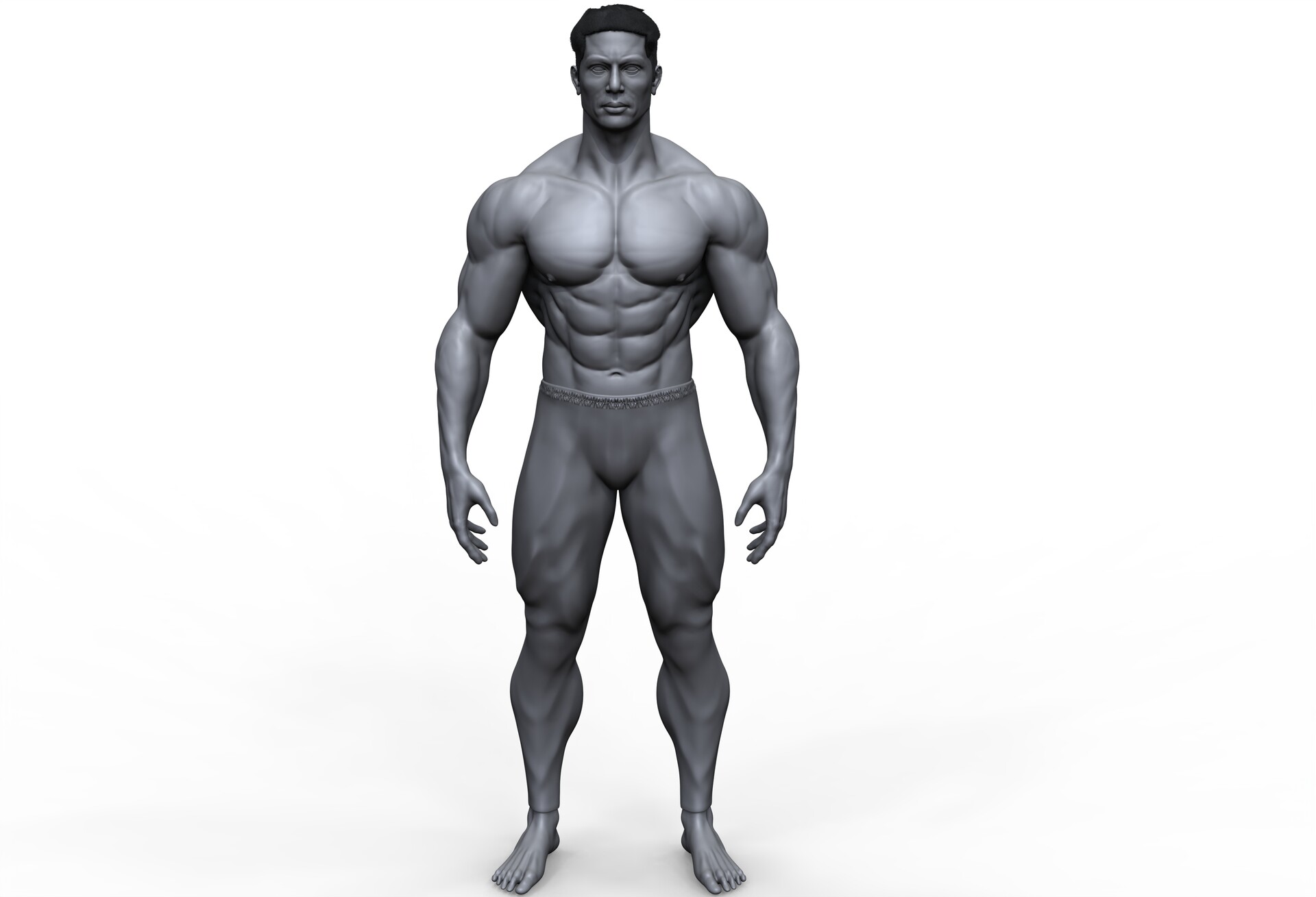 3d культурист