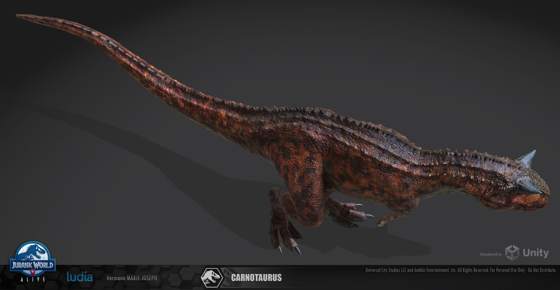 ArtStation - Carnotaurus: The Lost World: Jurassic Park