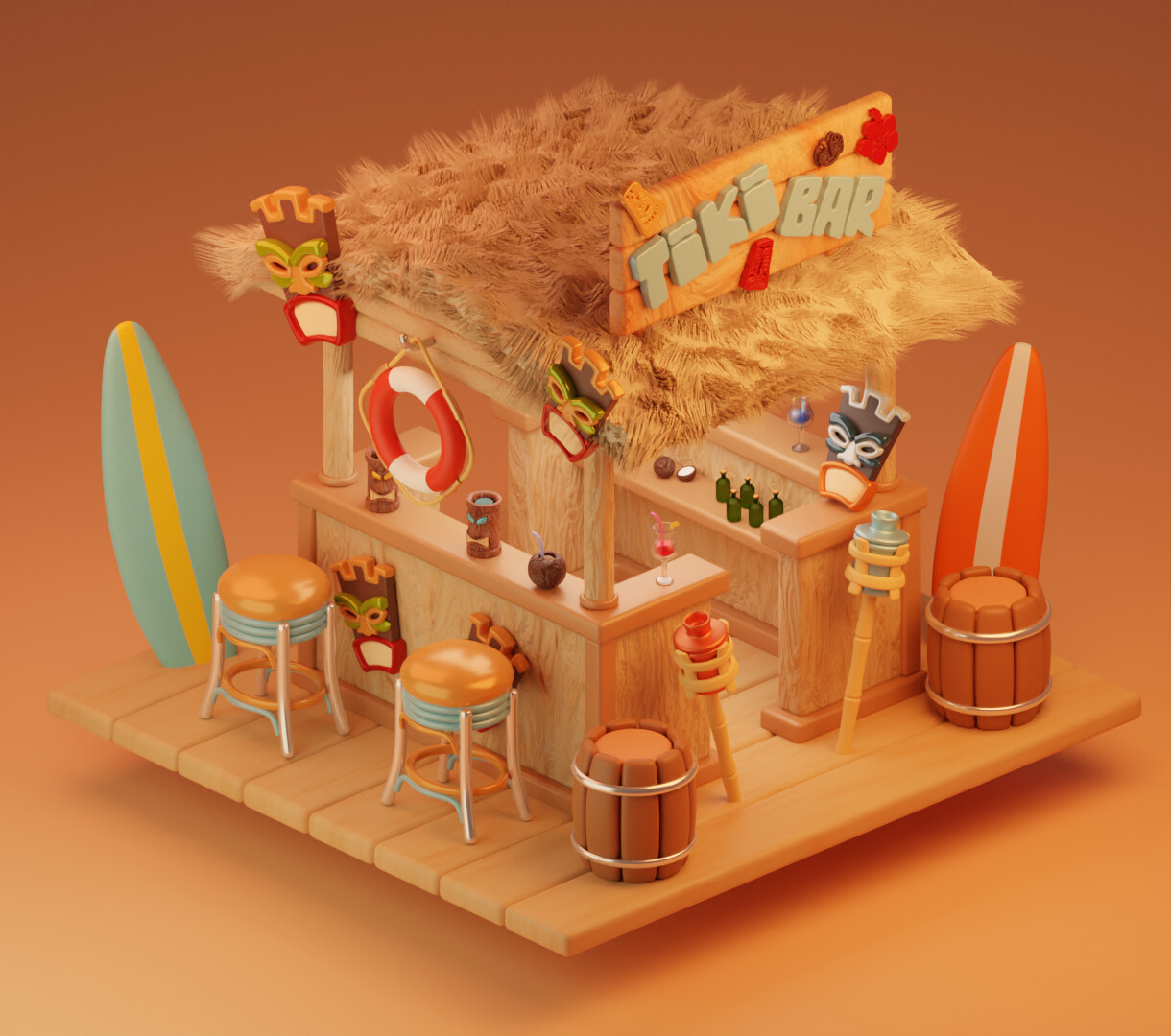 Tiki bit модель
