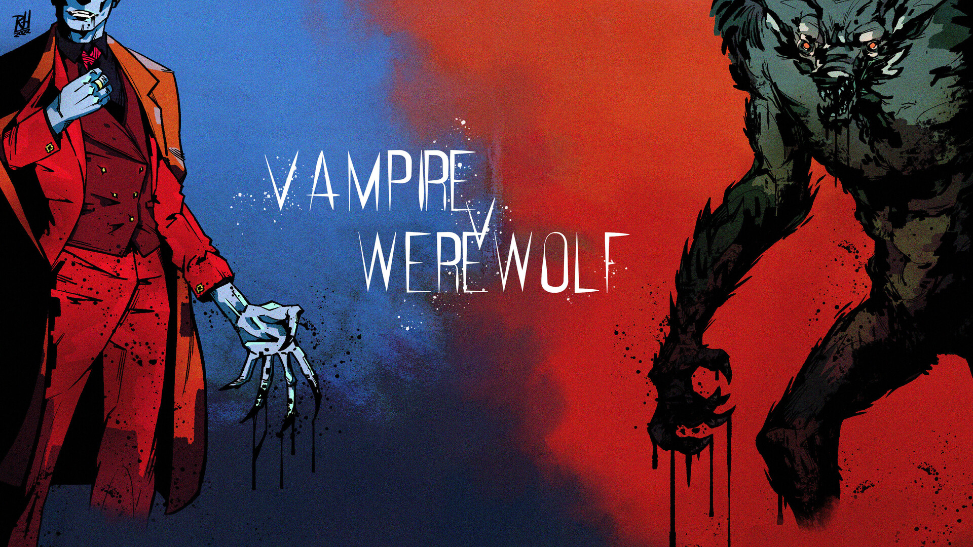 ArtStation - Werewolf By Night - Poster Art