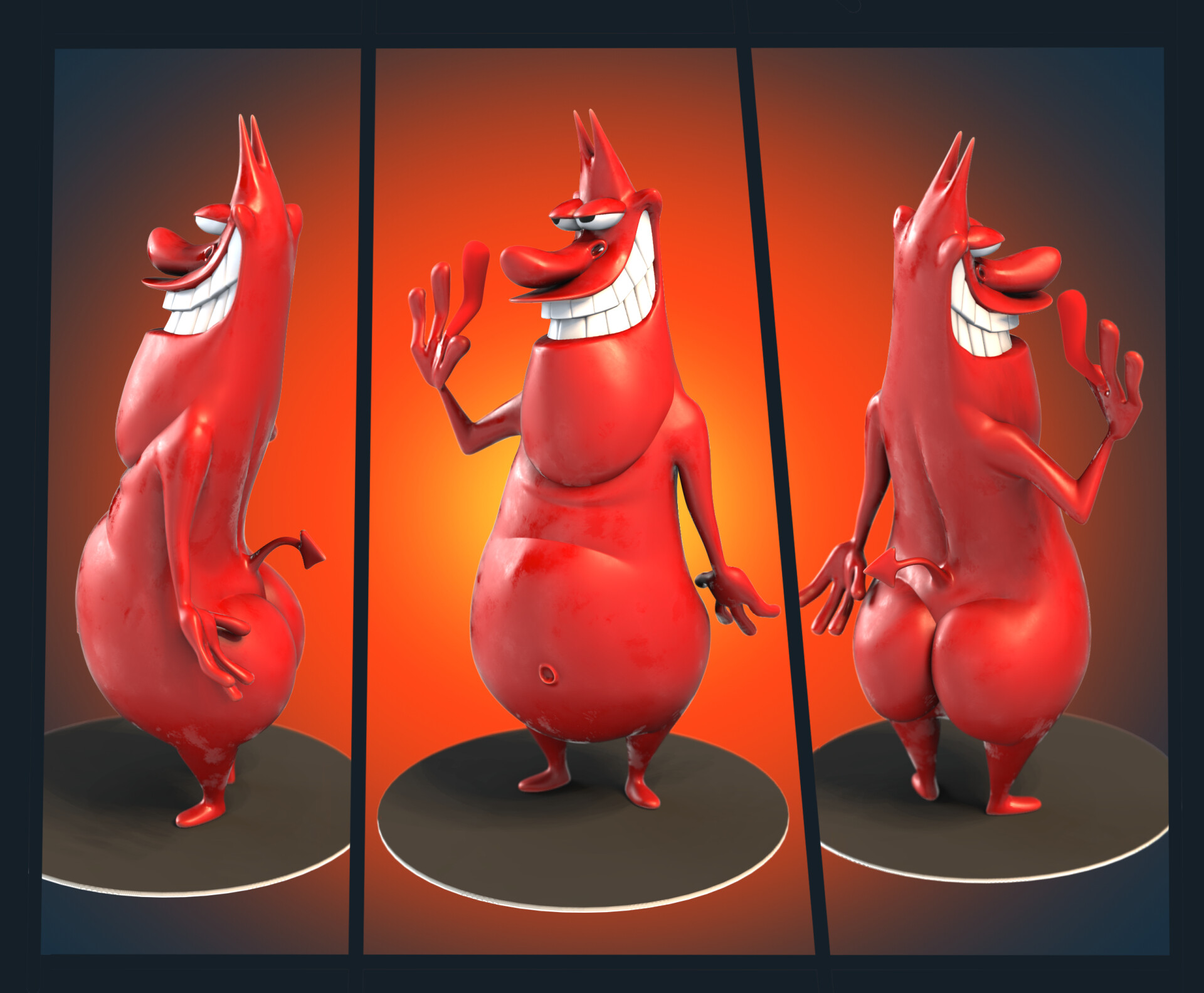 Red guy cow sales and chicken