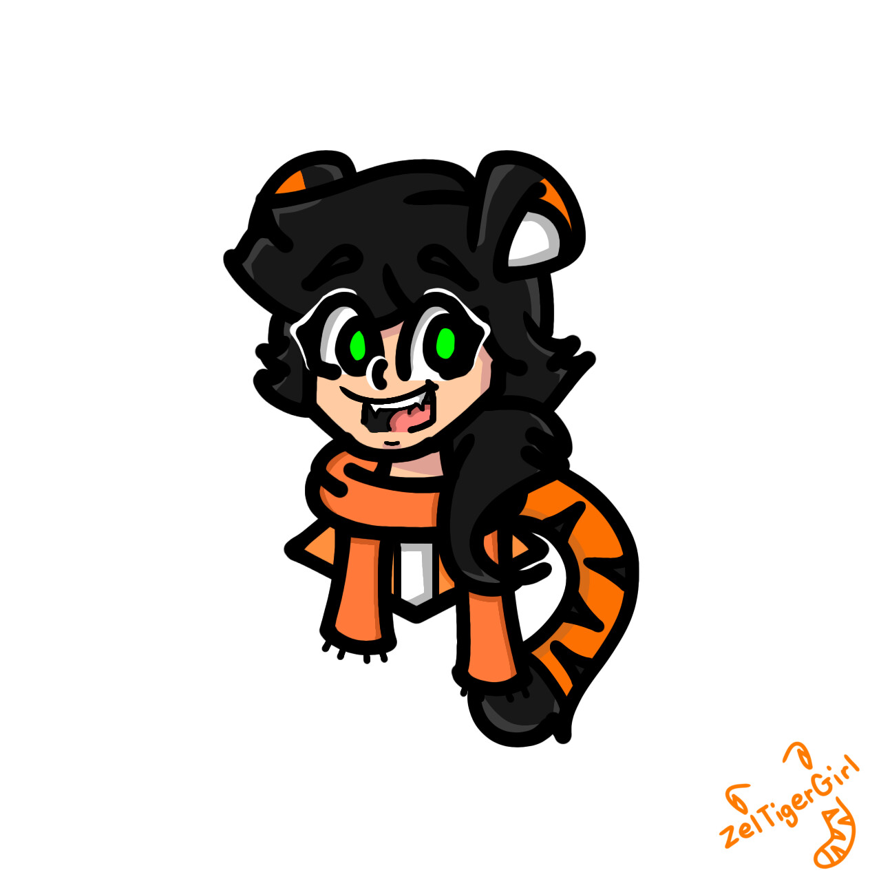 ZelTigerGirl - 🐯👩‍🎨 Roblox GFX fanart for Catzblox Happy Early Easter  (2023)! (I joined his art contest on Twitter!) 🐰⚪⚫