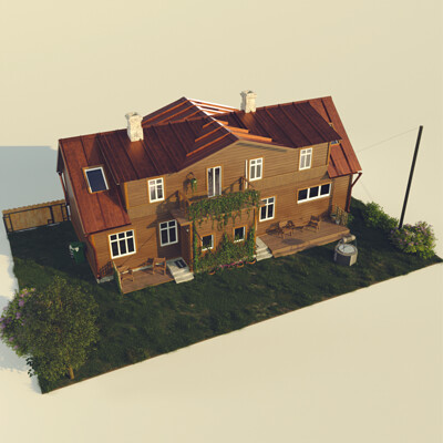 WIP Personal house modelling practice