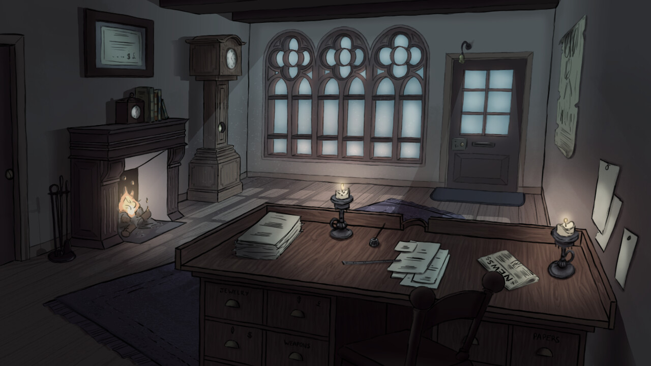 ArtStation Mr Scrooge #39 s office