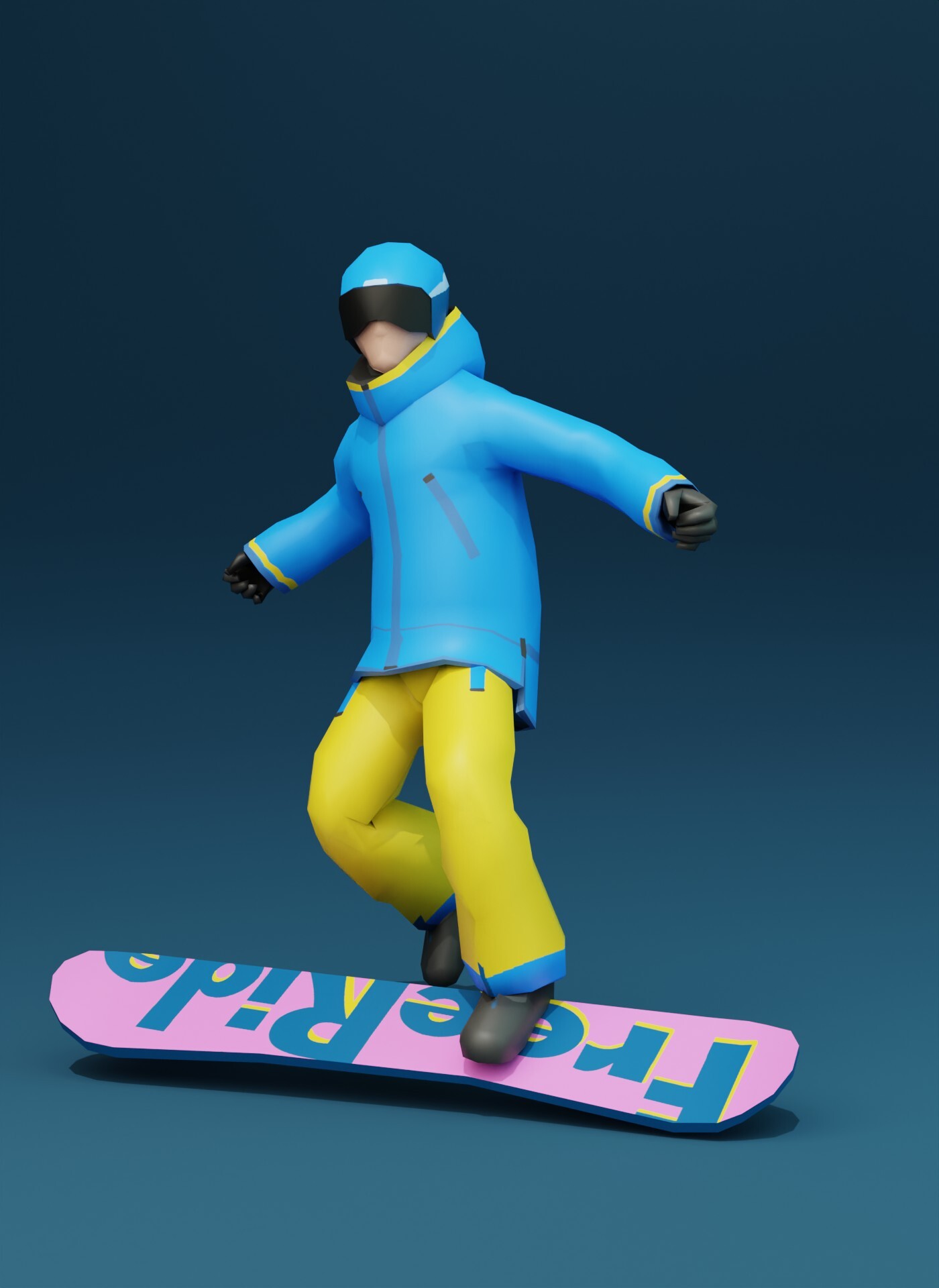 Maria Meinhardt Art Snowboard mobile game