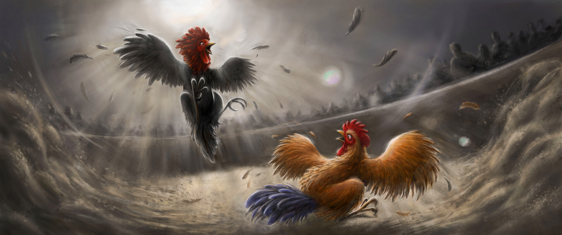 10+ Cockfighting Backgrounds Stock Illustrations, Royalty-Free Vector  Graphics & Clip Art - iStock