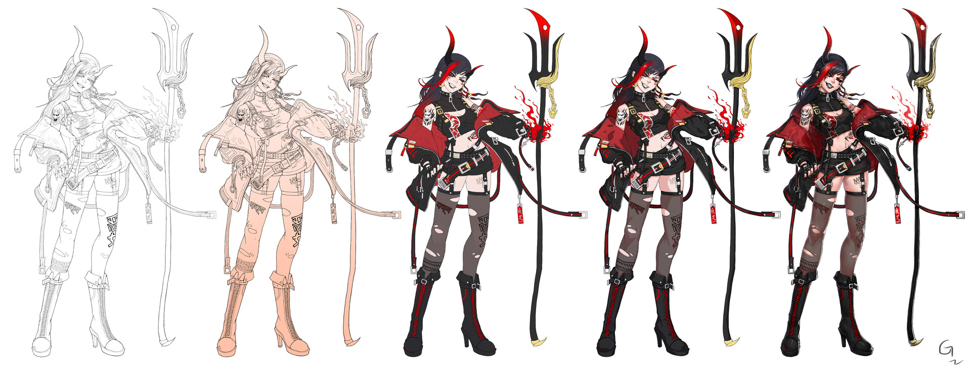 Artstation 夜叉鬼