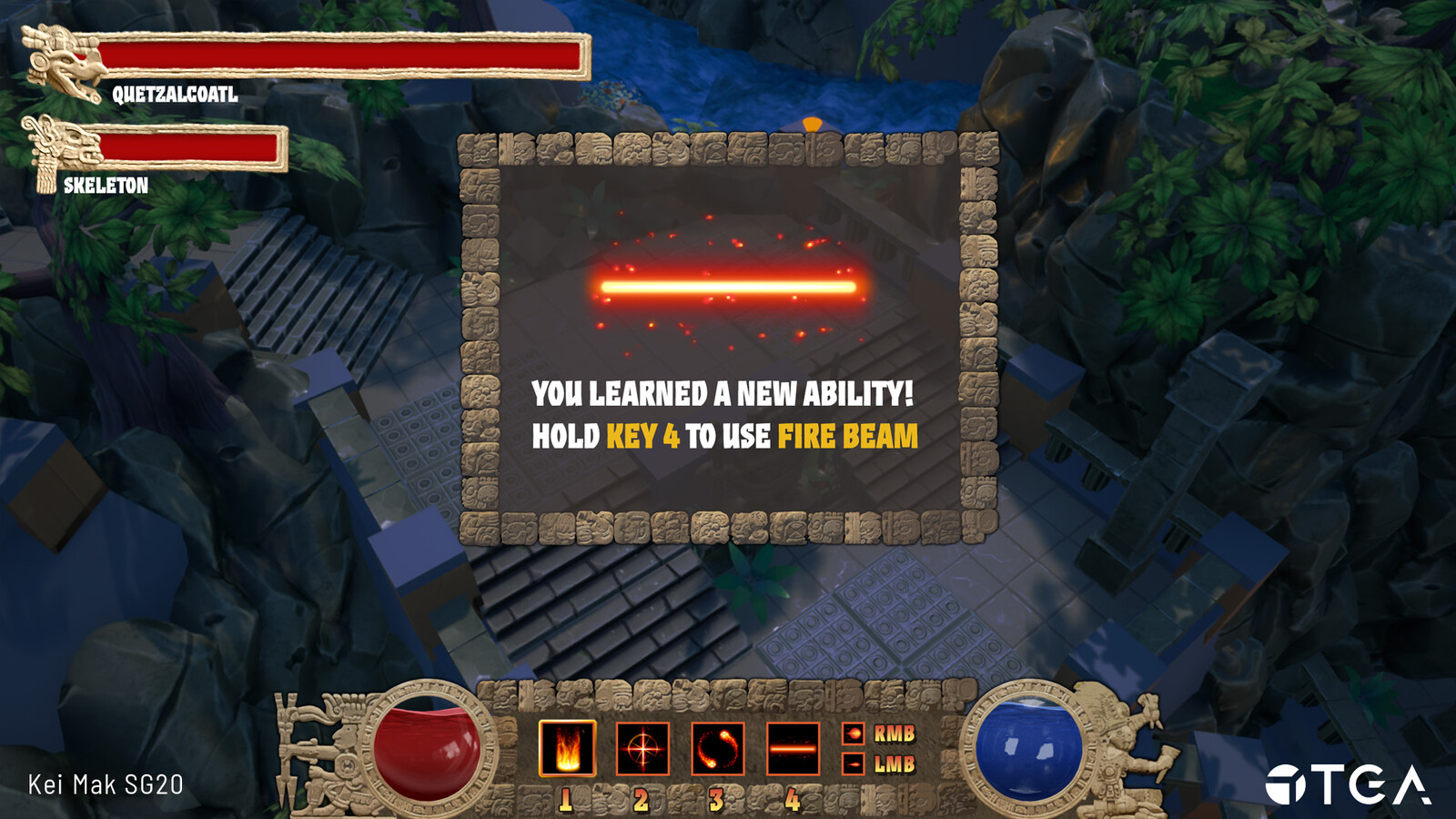 Screenshot of the UI