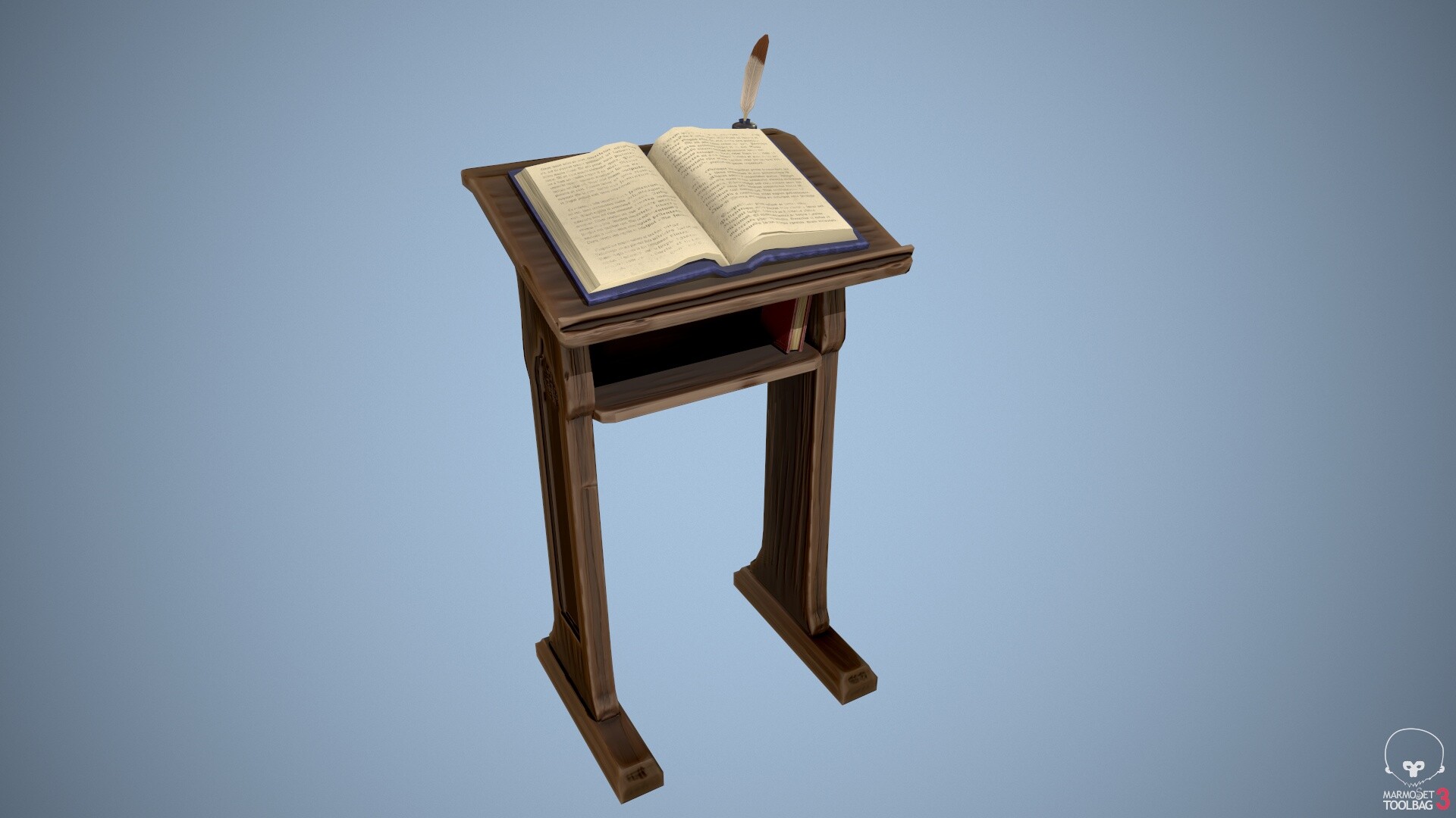 ArtStation - Lectern 3D model