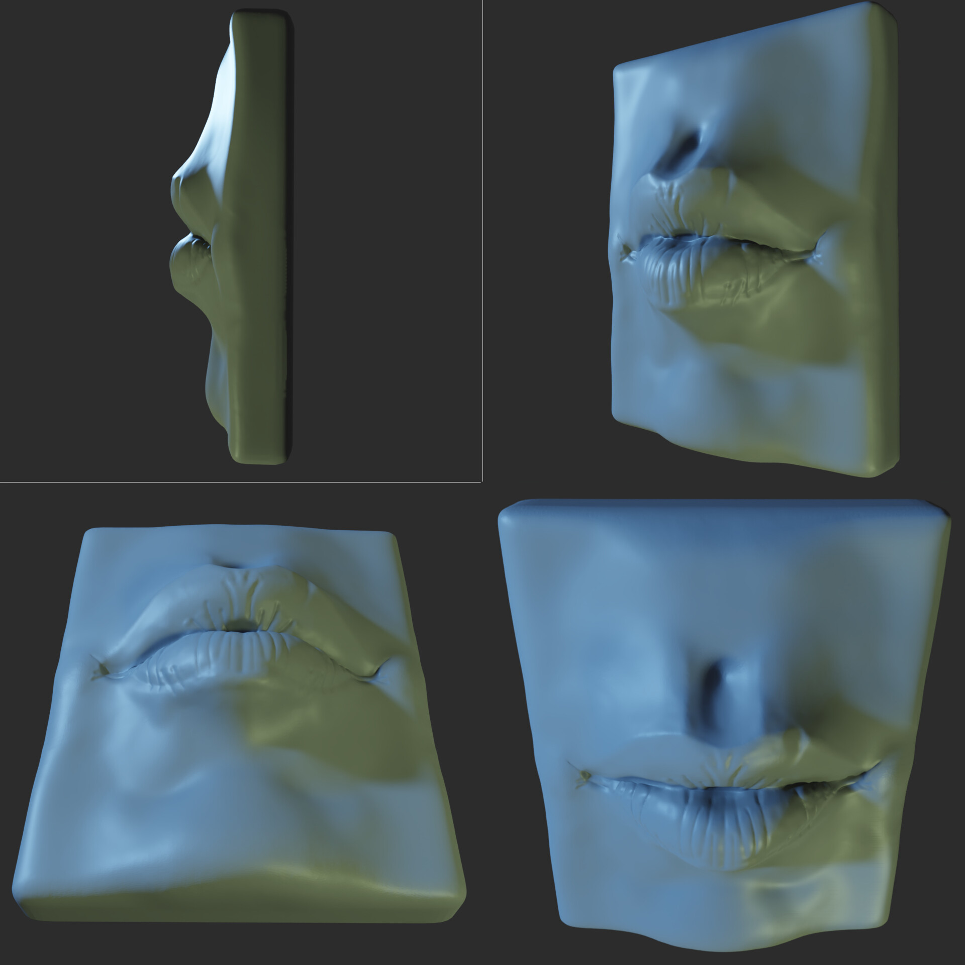 ArtStation Mouth Sculpture