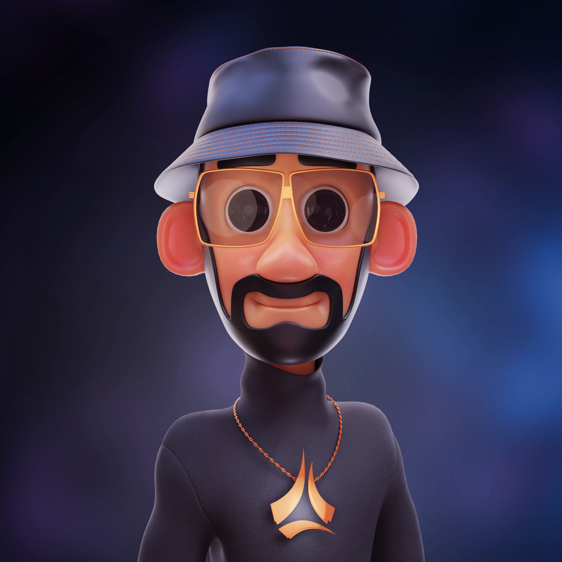 ArtStation - 3D cartoon character NFT style with blender