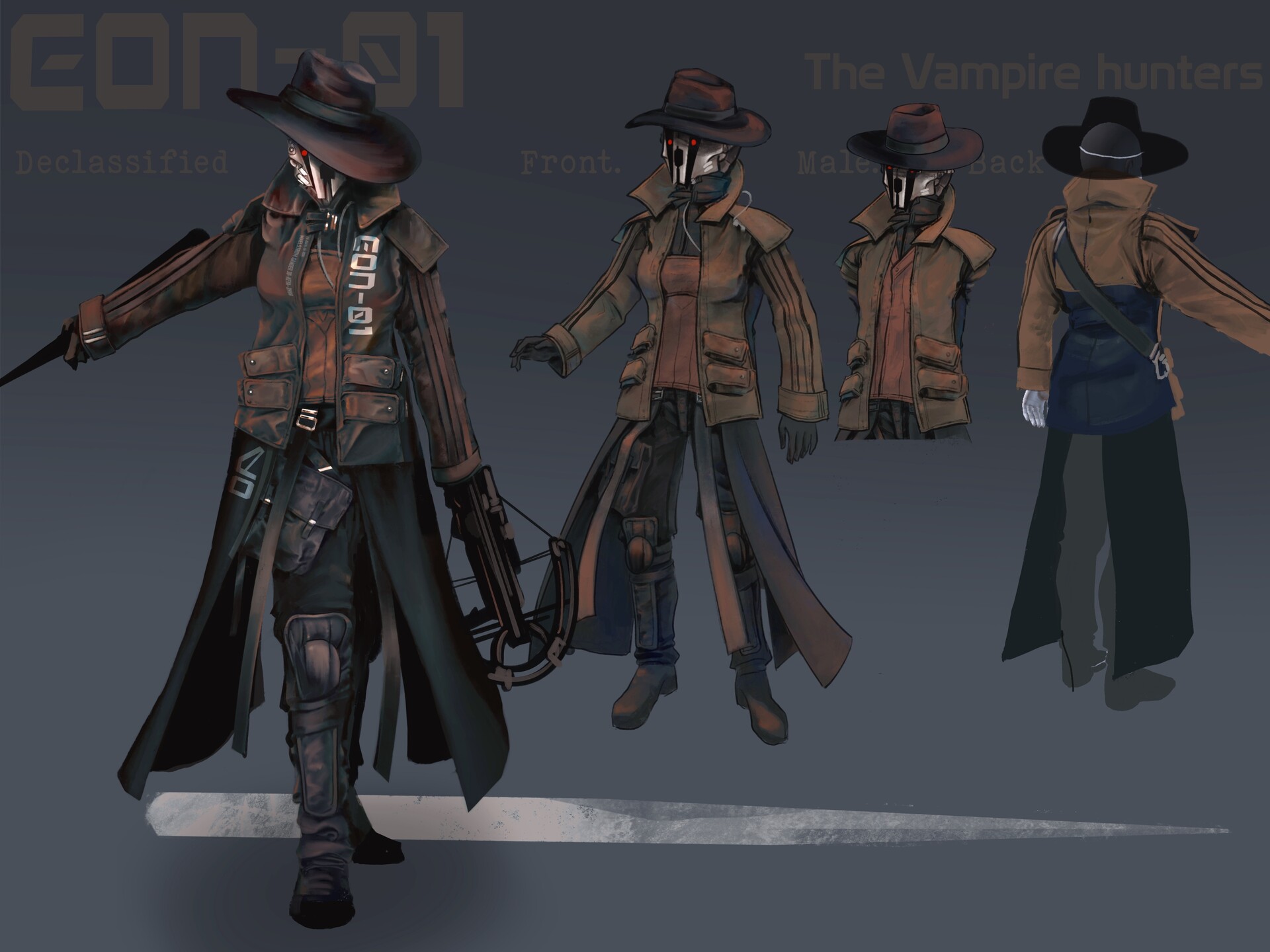 ArtStation - EON-01 The Vampire hunters