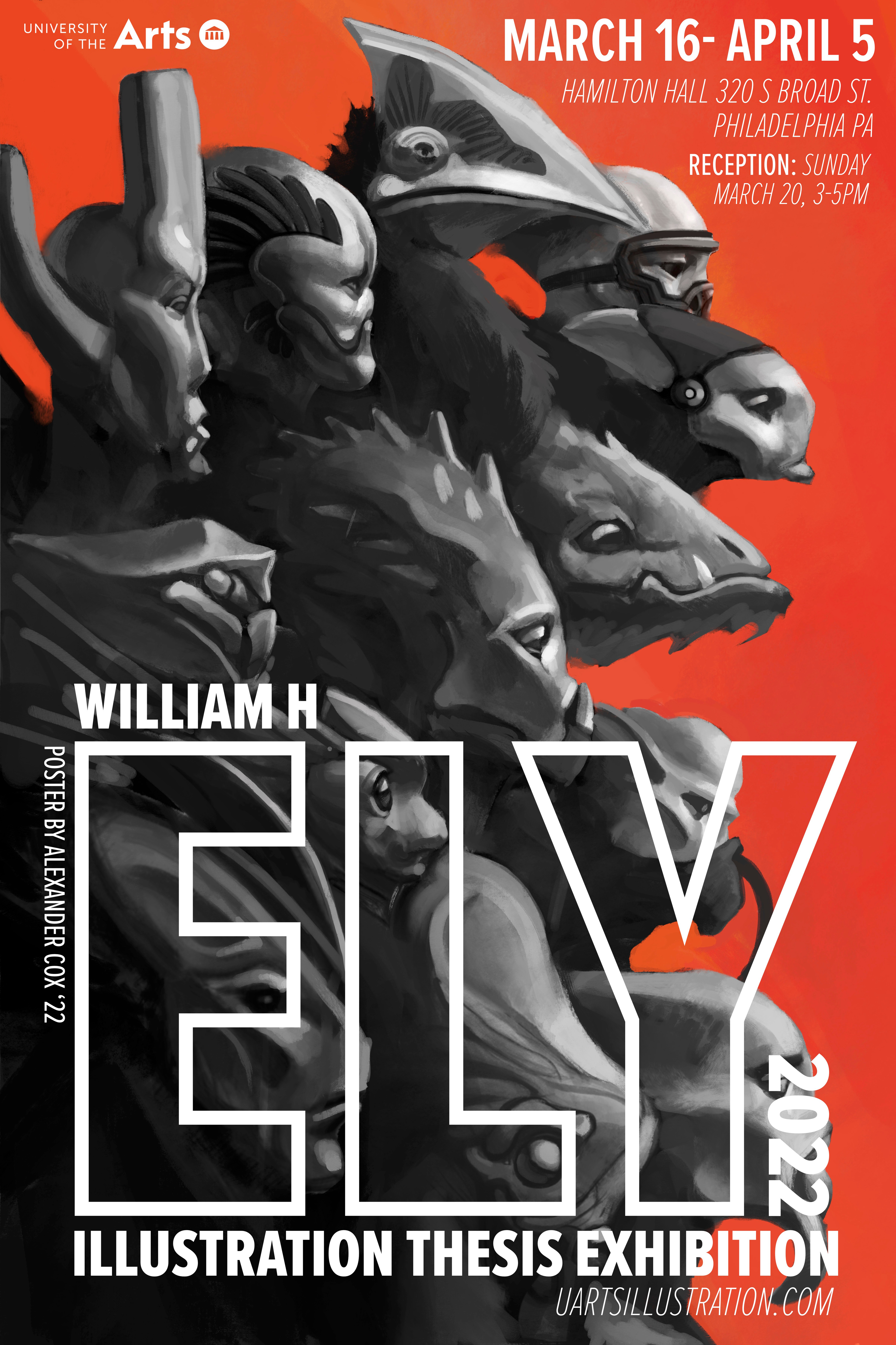 Poster with full type