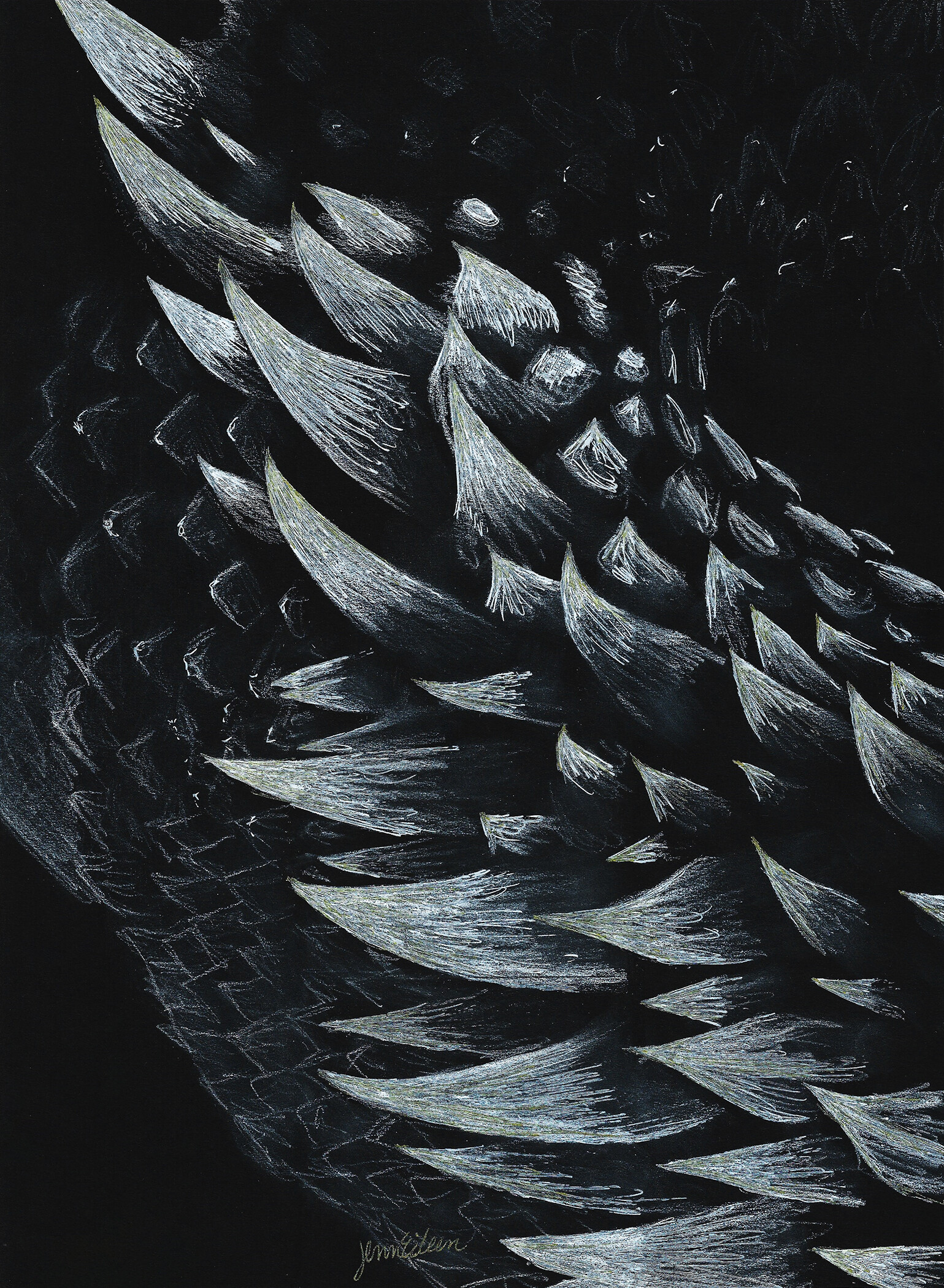 Faux incredible Reptile Scales