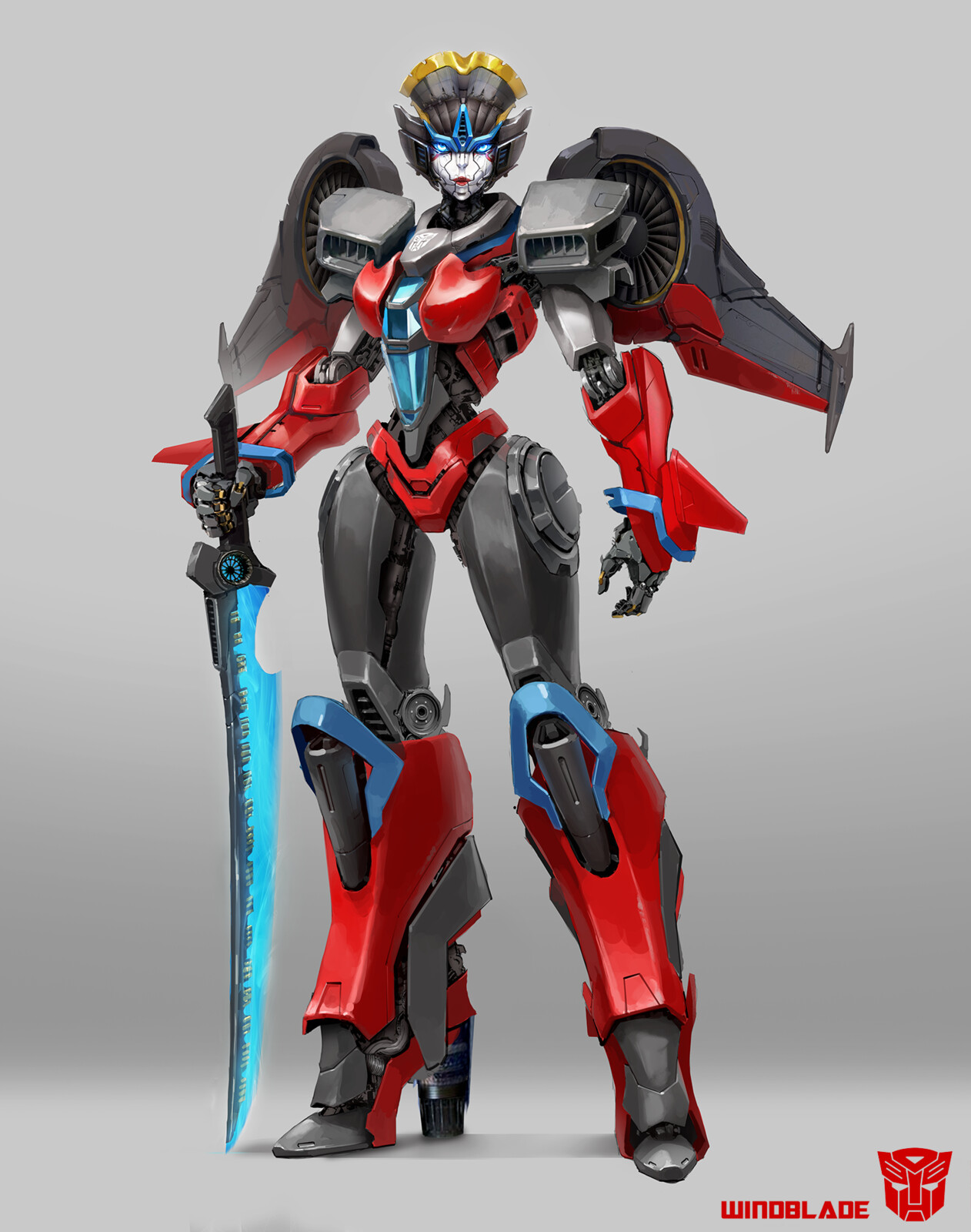 Edwin Vorng WINDBLADE Tranformers FanConcept