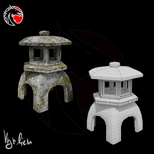 ArtStation - Japanese swamp lantern