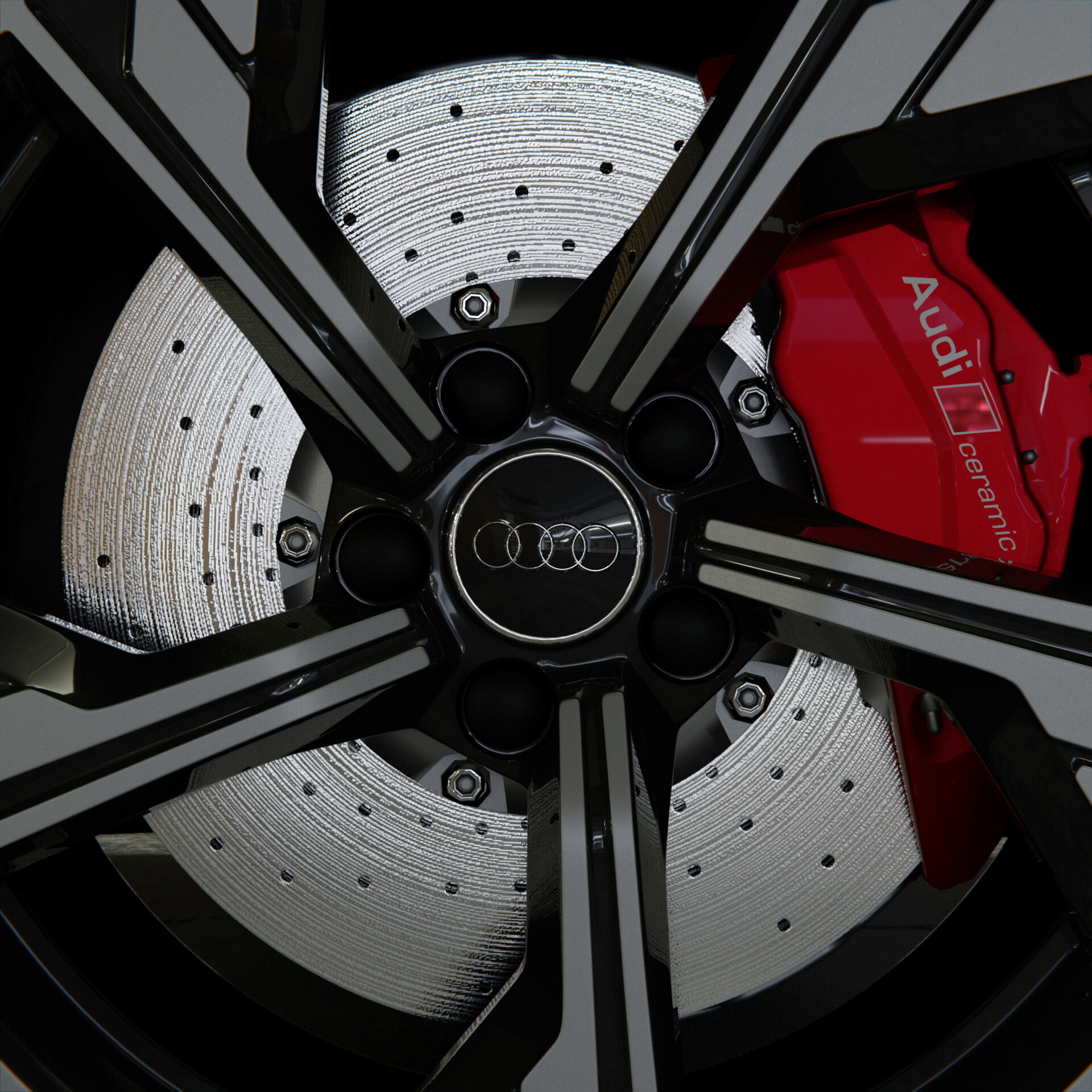 ArtStation - Audi RS 4 Tire