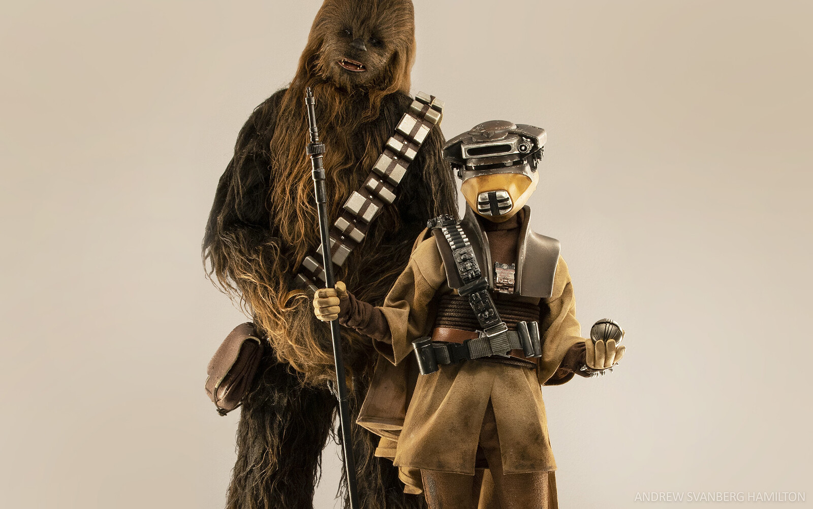 (Chewbacca figure by Hot Toys)
