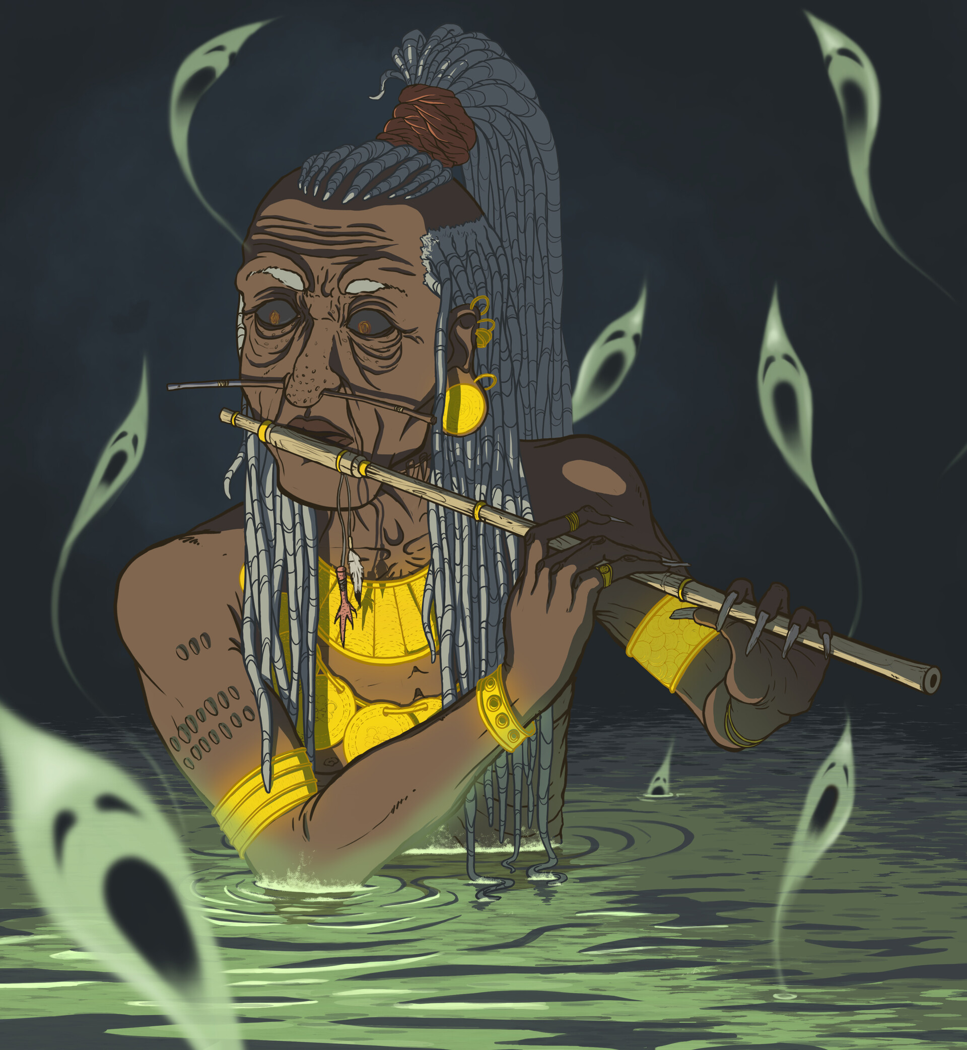 ArtStation Colombian Myths and Legends El Mohan
