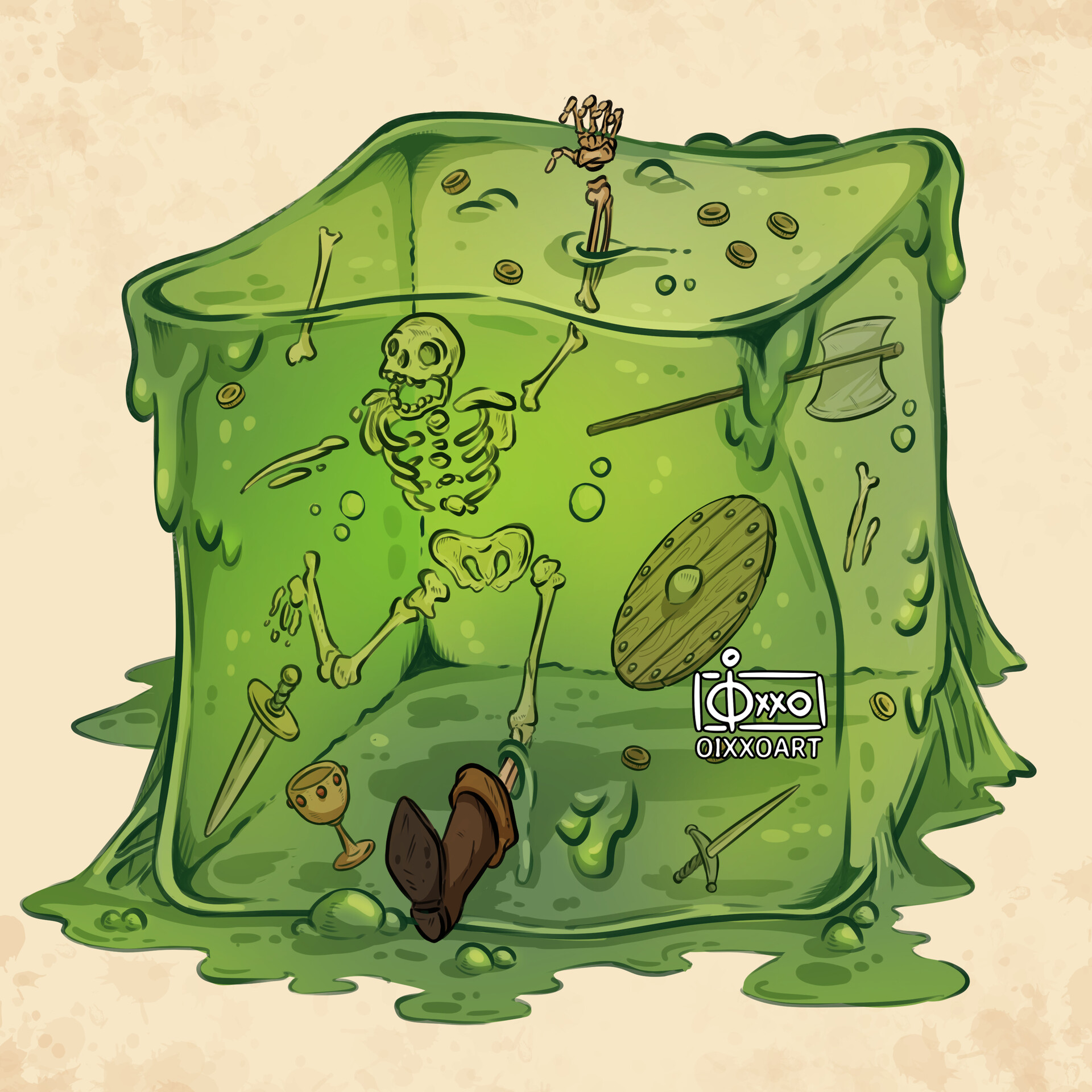 ArtStation Gelatinous Cube