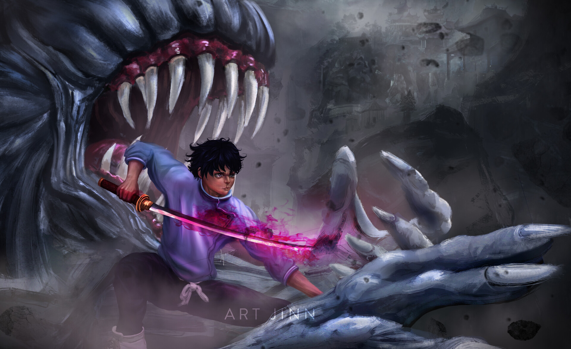 ART JINN - Yuta Okkotsu - JJK 0