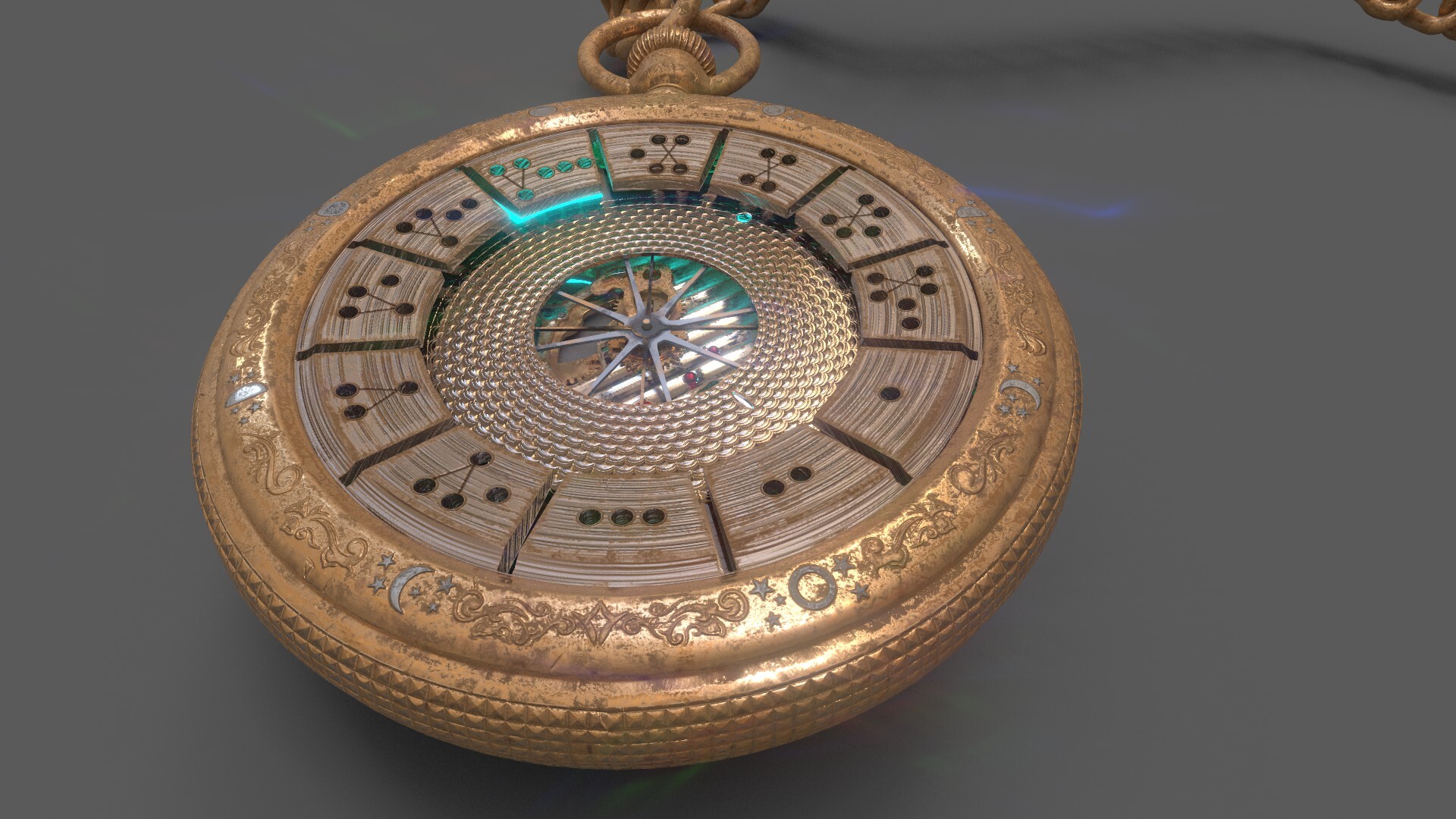 Futuristic on sale pocket watch