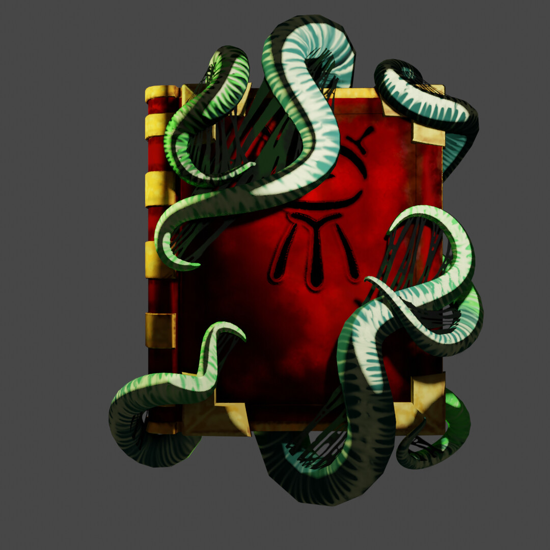 Top View of the Tome, 3 light sources
