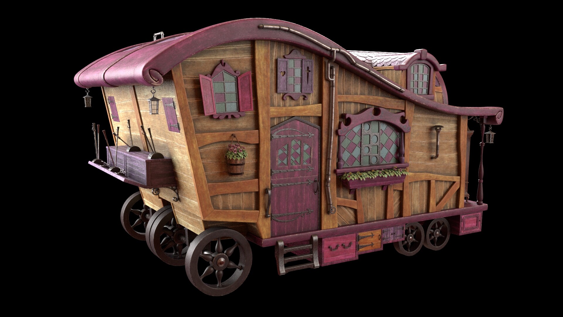 Rapunzel caravan hot sale