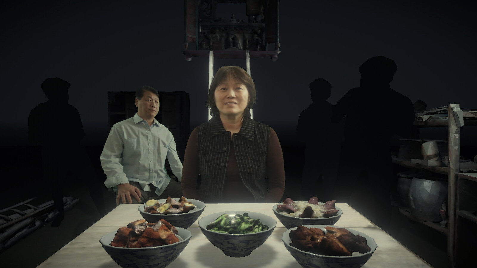 modeled, textured, and animated everything in this dinner table scene