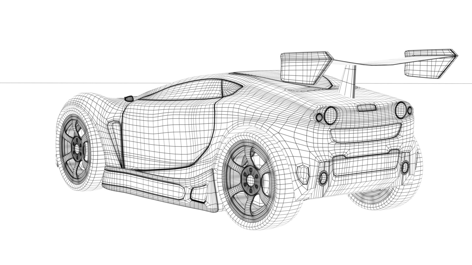 Back Wireframe