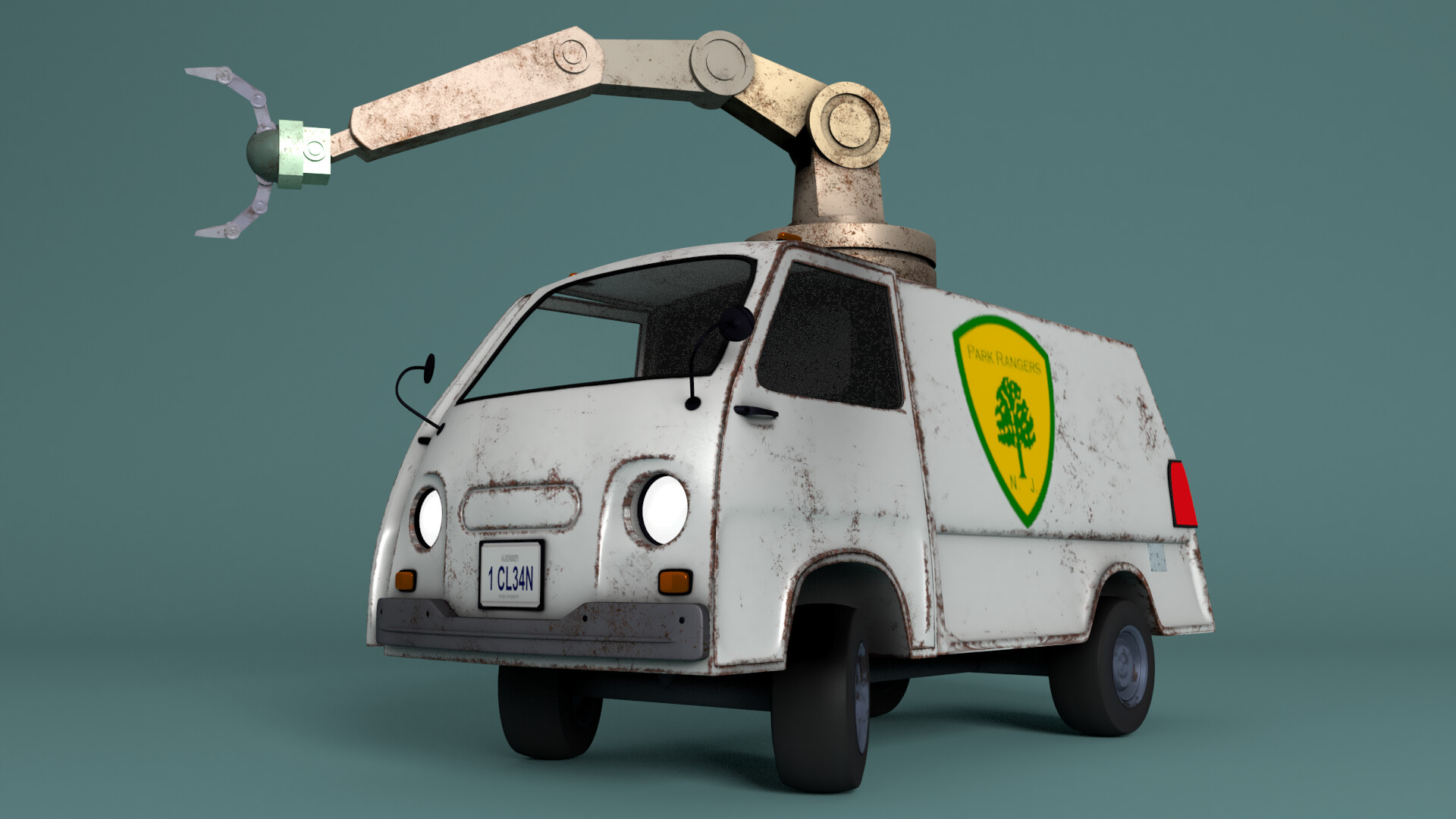 ArtStation - Ranger Recycle Truck