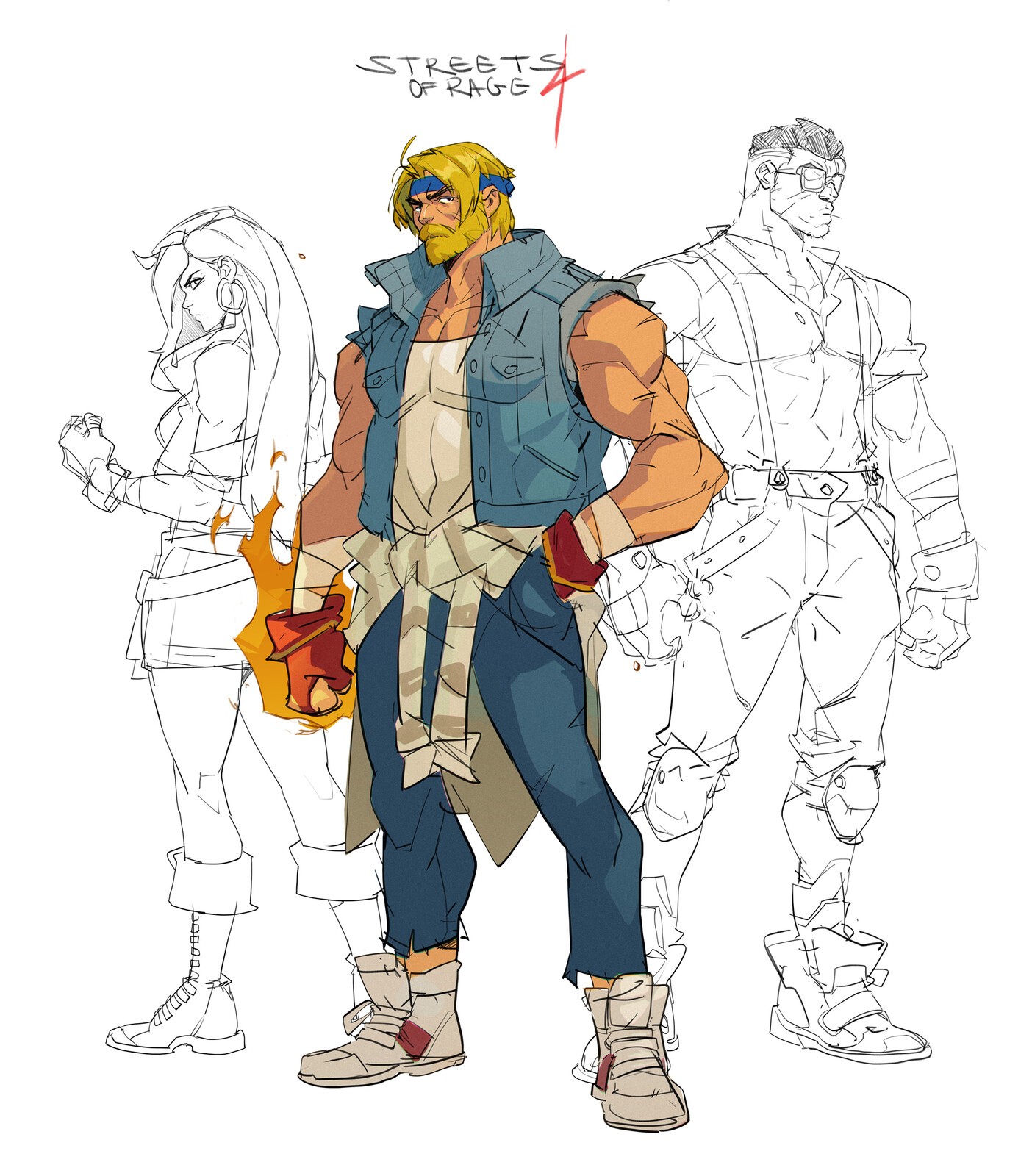 Рисунки streets of rage