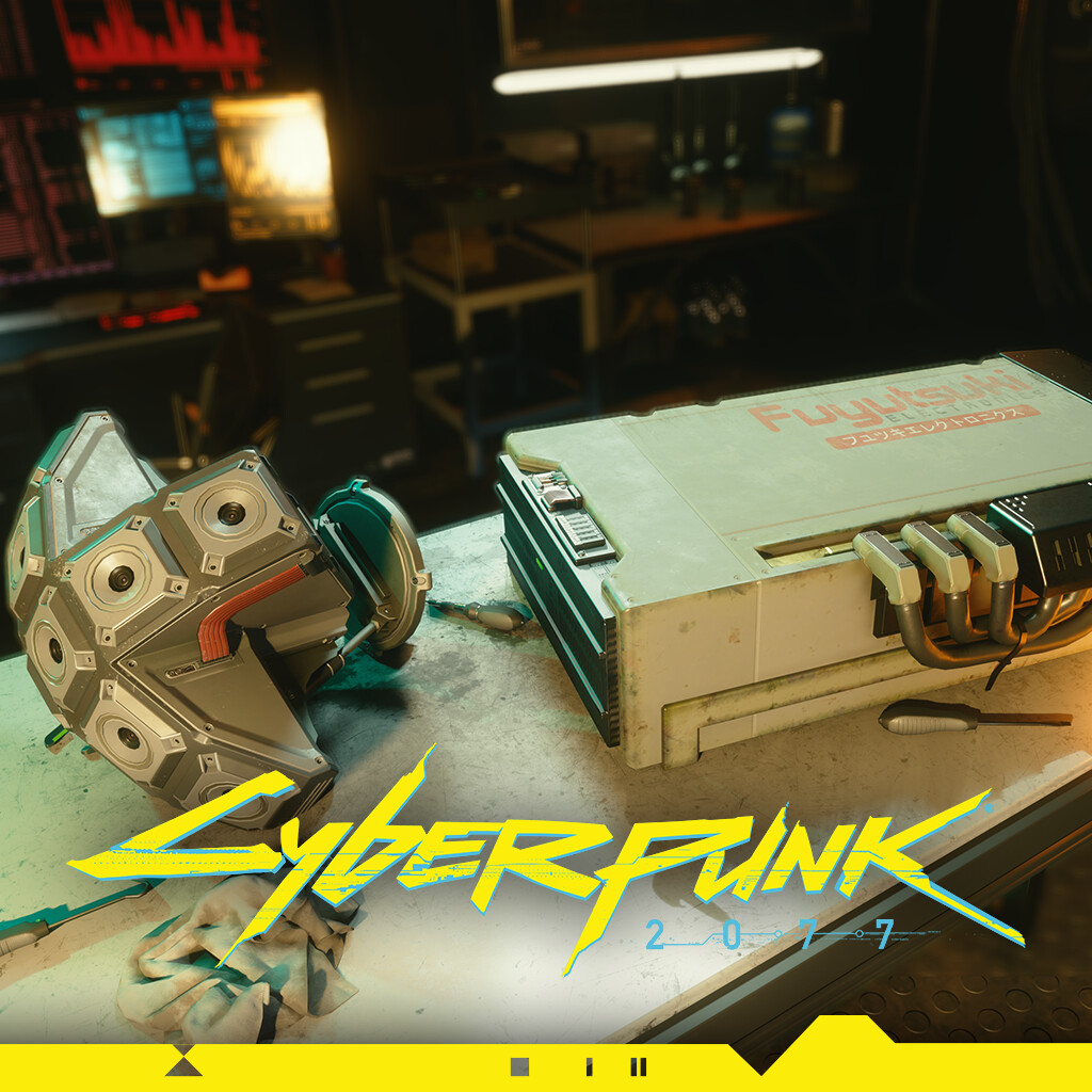 ArtStation - Some of my props i did for Cyberpunk 2077
