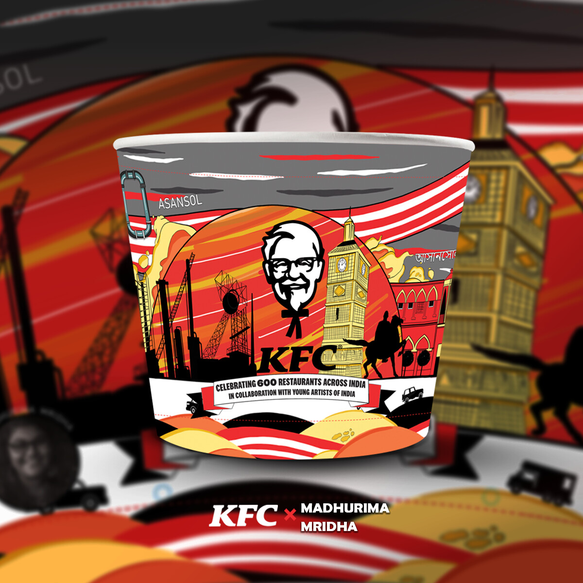ArtStation KFC Bucket Canvas Campaign 2022