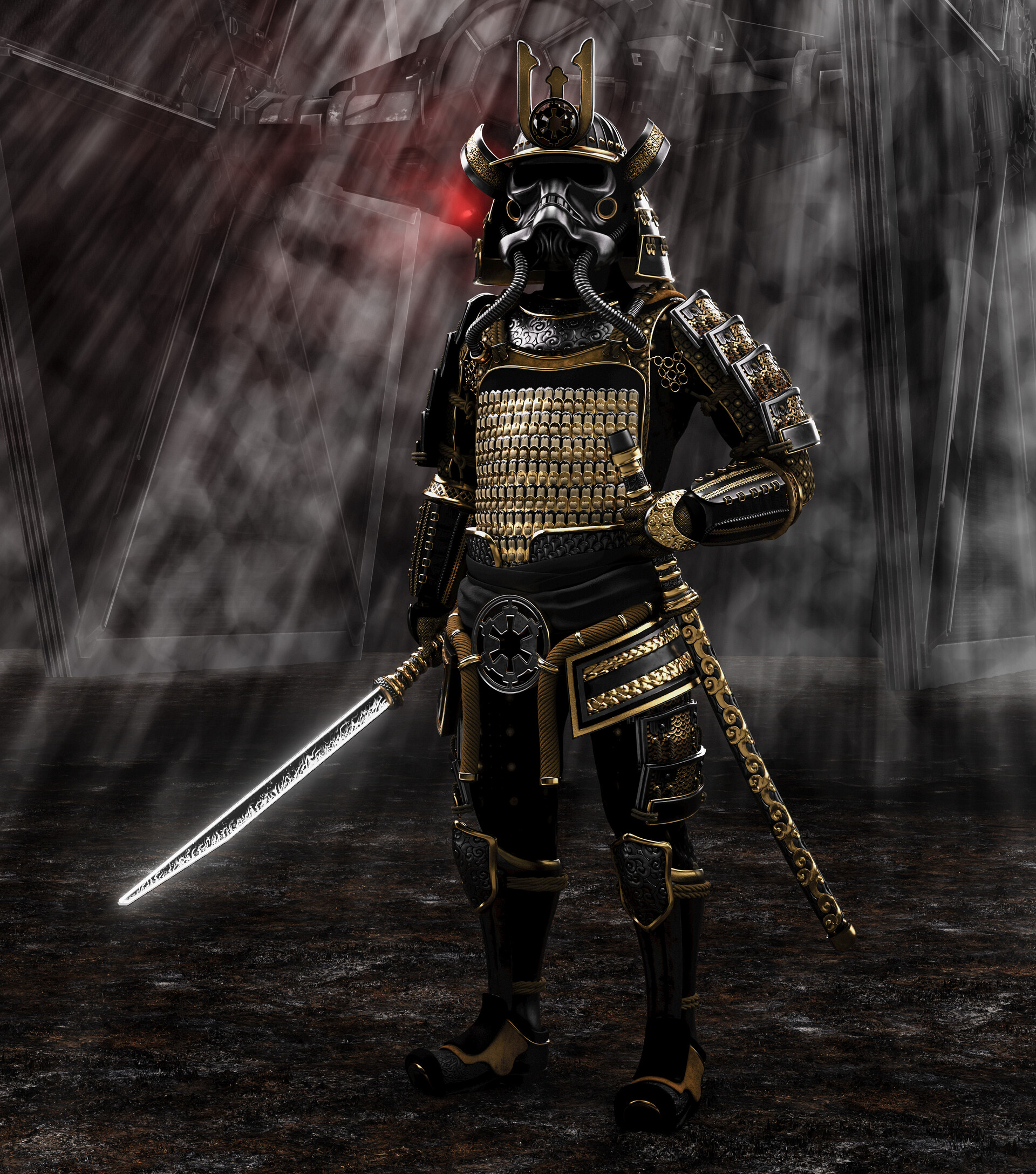 ArtStation Concept Samurai Storm TrooperStar Wars Fan Art
