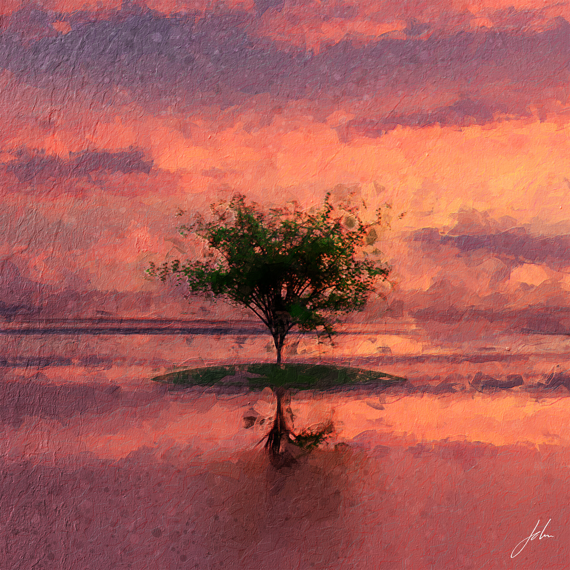 ArtStation Lonely Tree