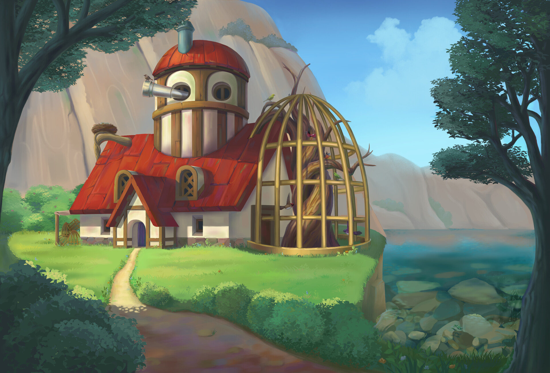 Os - Дом орнитолога Birdwatcher's house Дом для птиц House for birds ...