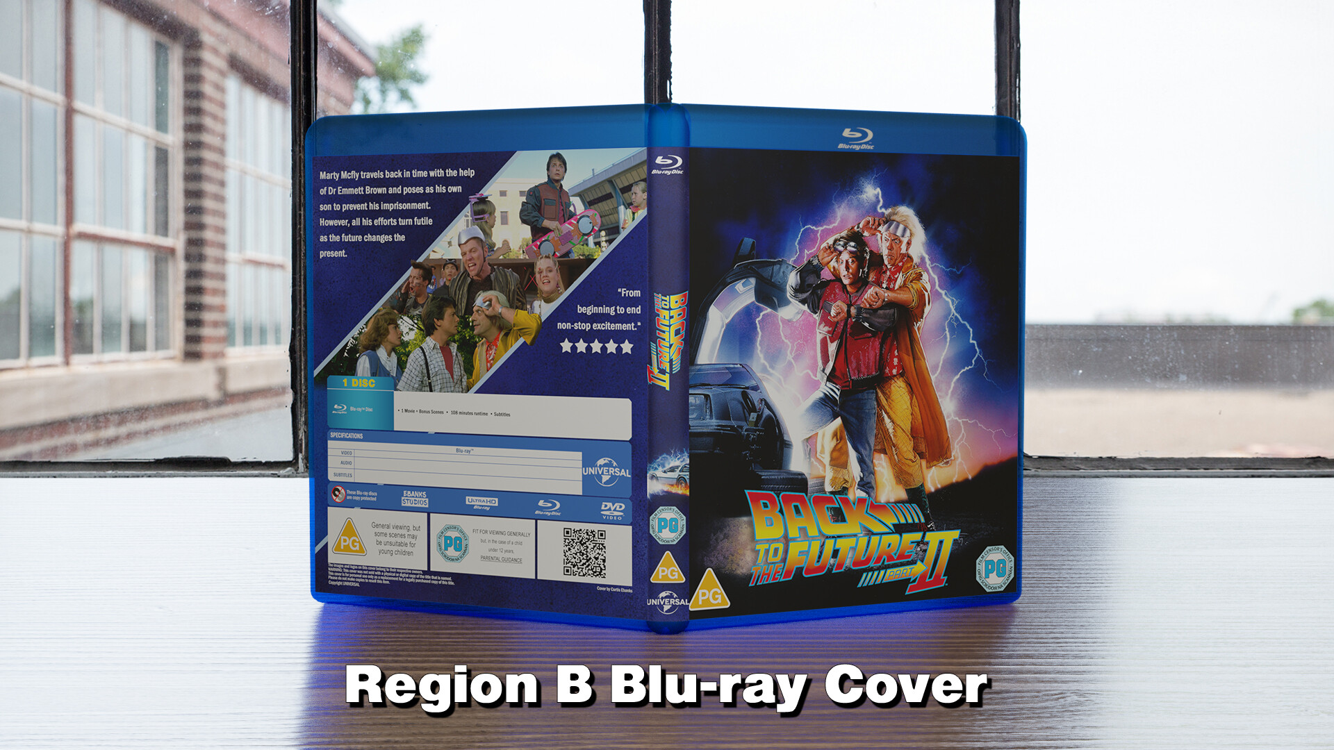 Curtis Ebanks - Back to the Future Part Two Custom Blu-ray Cover