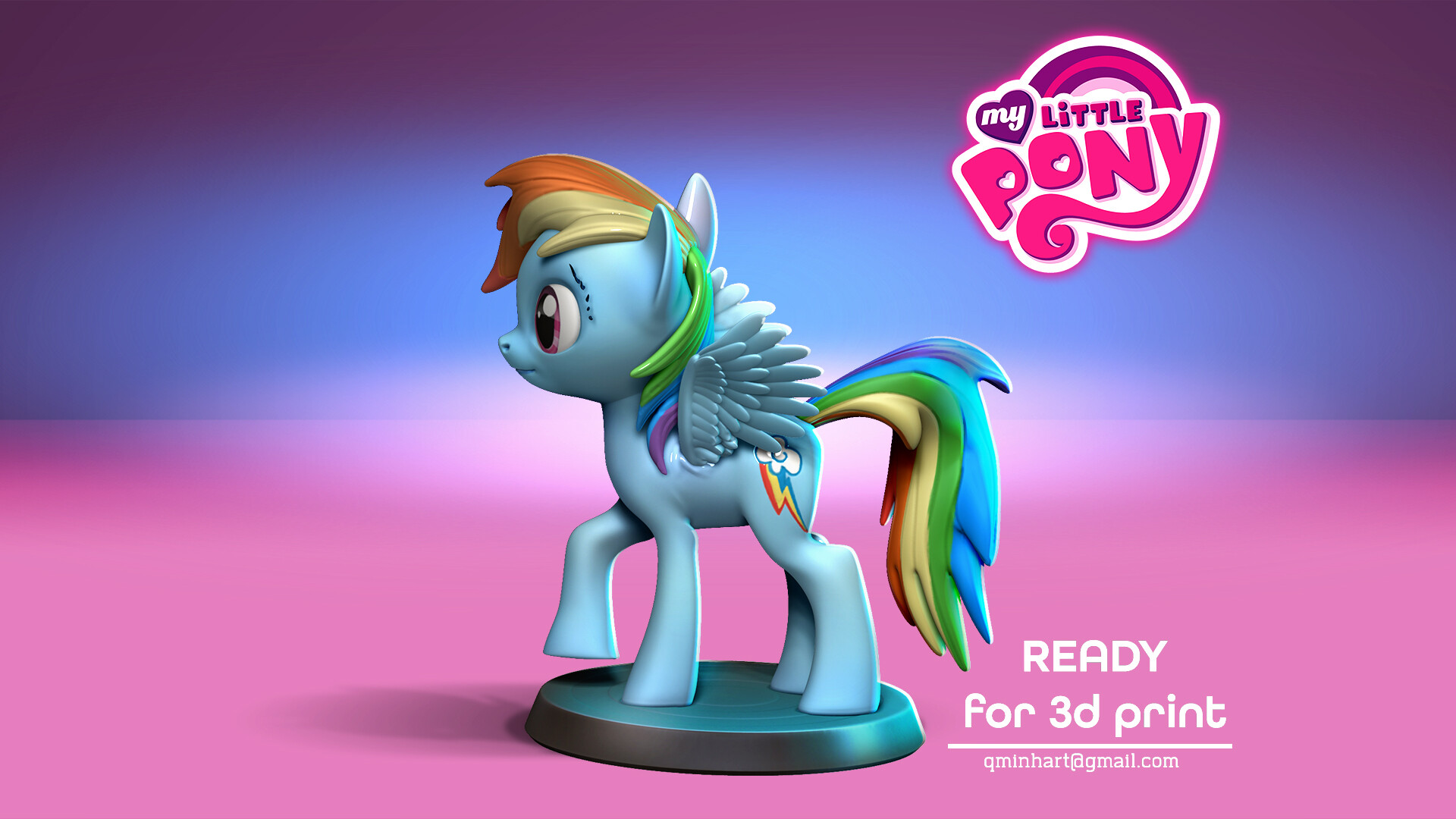 Twilight Sparkle - Little Pony 3D print model by playdesign