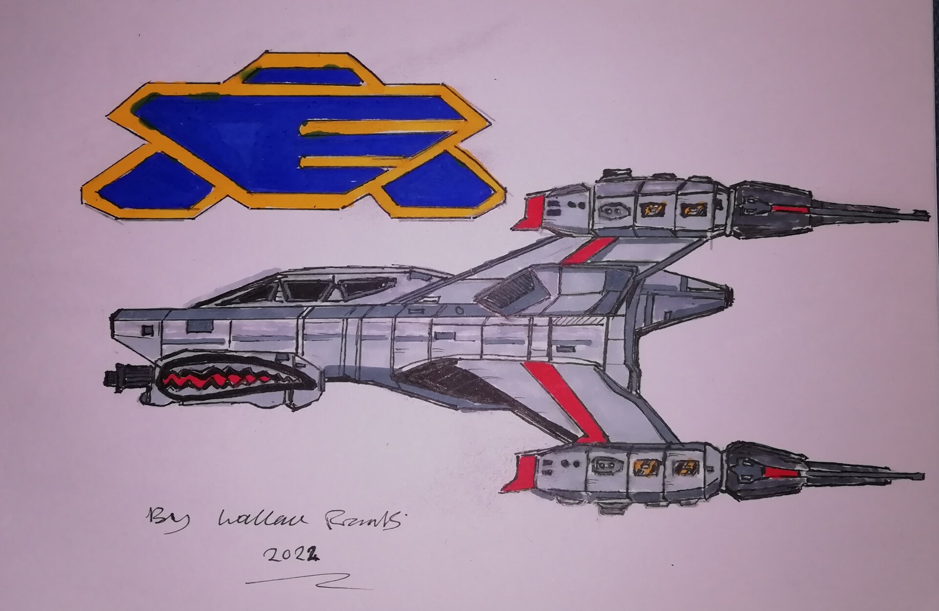 ArtStation - Babylon 5 Thunderbolt Starfury
