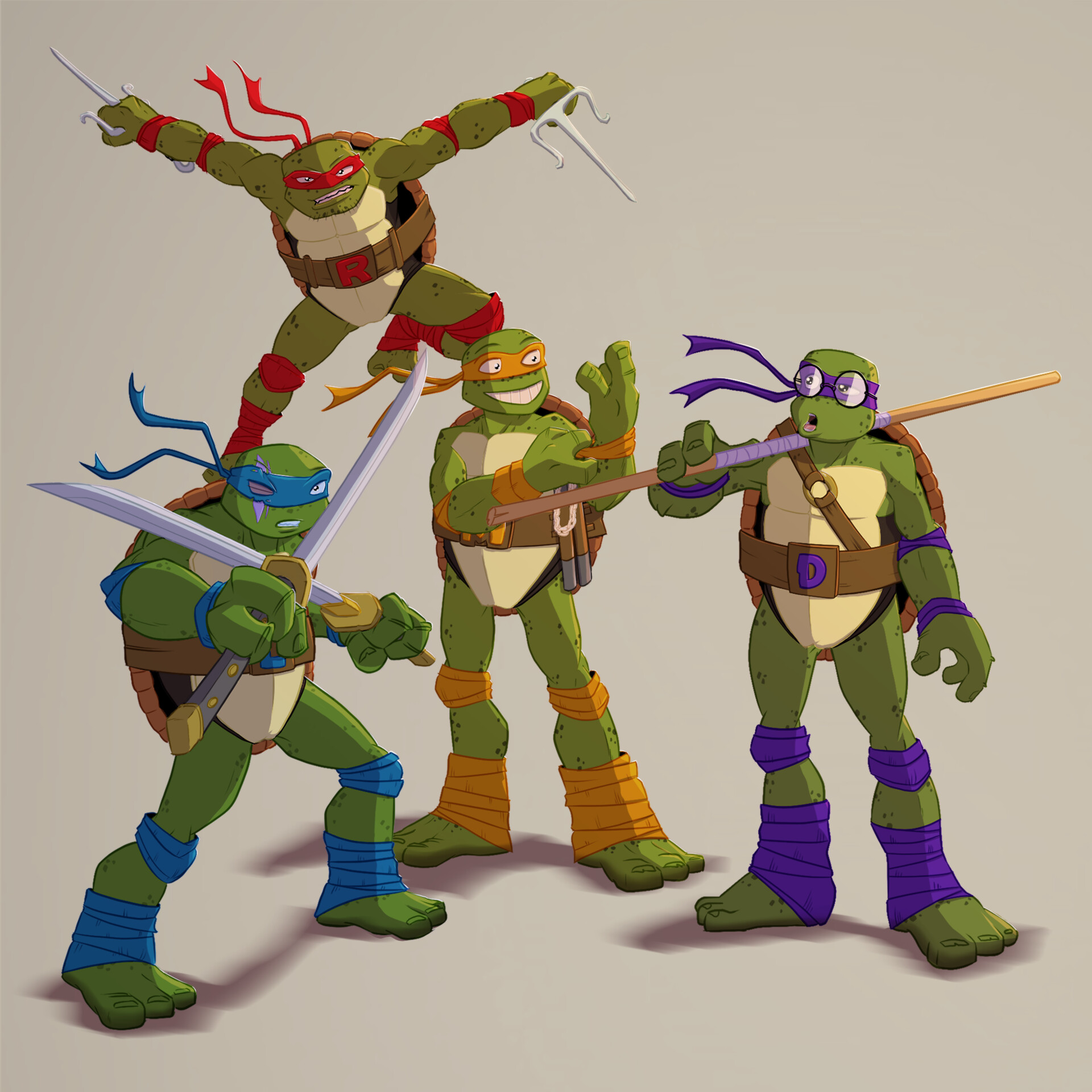 ArtStation - Ninja Turtles