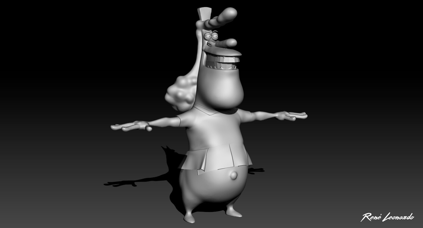 Red guy on sale cow and chicken