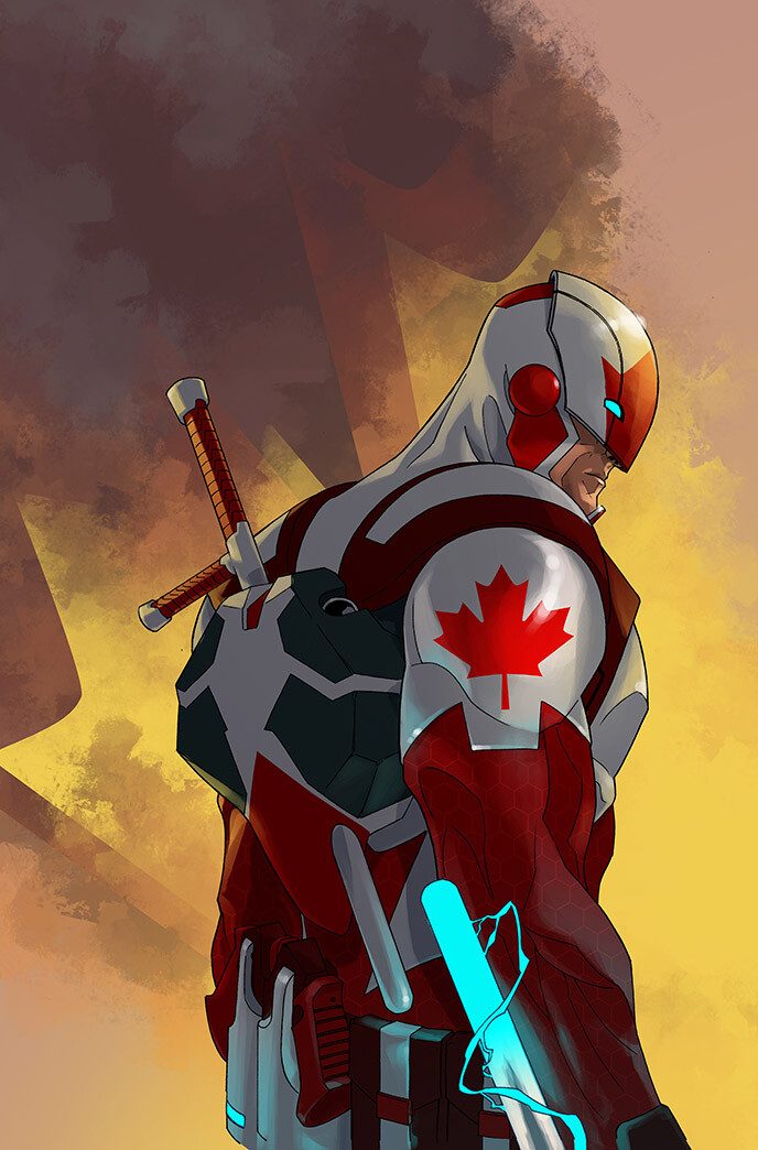 Cover art for Captain Canuck issue 1